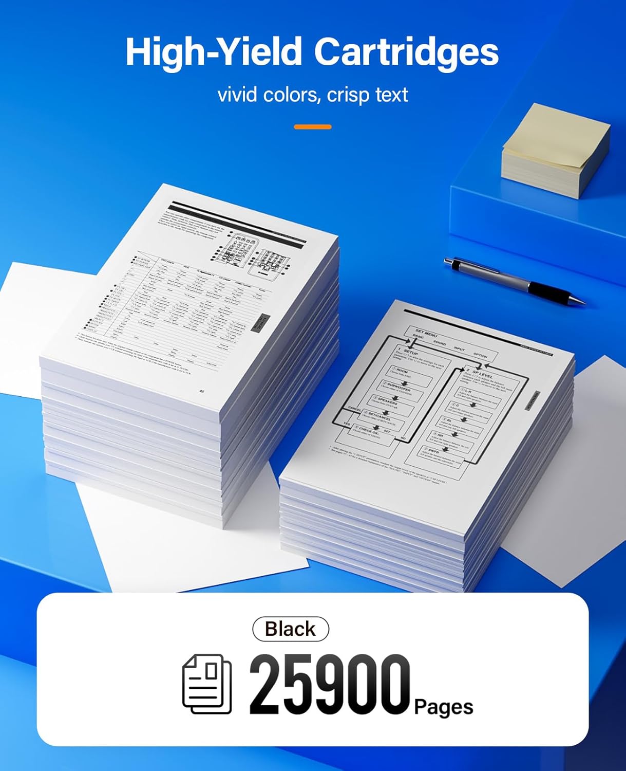 WorkCentre 3655 Black Extra High Capacity Toner Cartridge 106R02740 1-Pack Replacement for Xerox 106R02740 106R02736 106R02738 Toner Compatible with Xerox WorkCentre 3655 Laser Printer Ink All-in-One