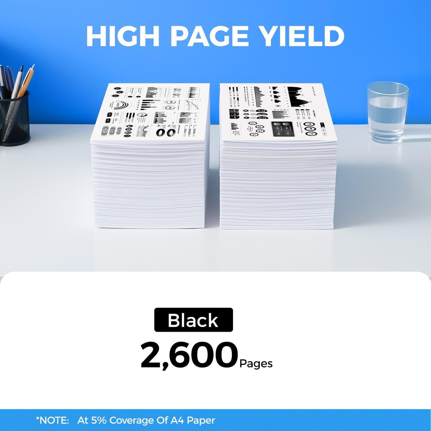 E310 E310dw Toner Cartridge Black 2-Pack High-Yield Replacement for Dell P7RMX PVTHG 593-BBKD Toner Compatible with Dell E310dw E514dw E515dn E515dw E310 E514 E515 Laser Printer Ink All-in-One Copier