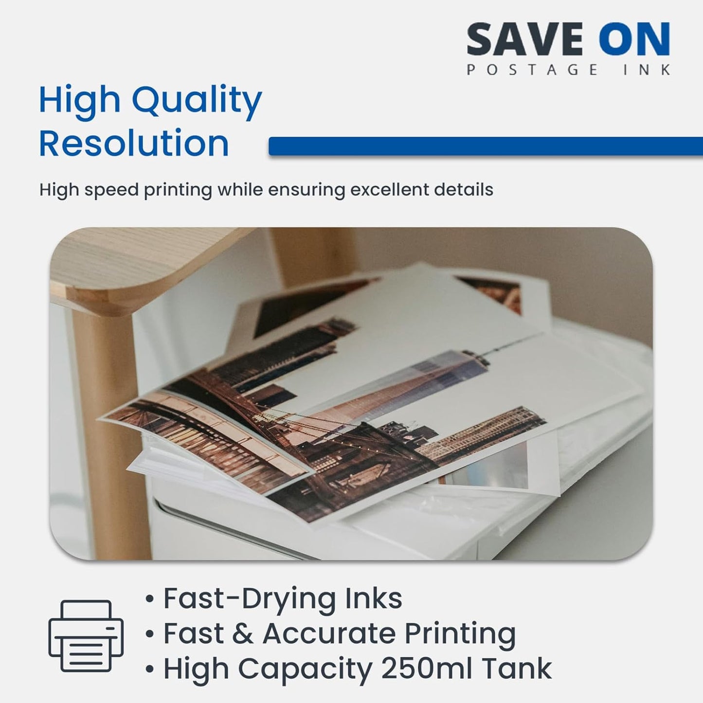 Save On Postage Ink, Memjet Ink Cartridge Compatible Astro 123-2412 | Memjet Ink Compatible HI-Cap Black 250ml Ink Tank for AstroJet M1 M2 S1 and M1DX