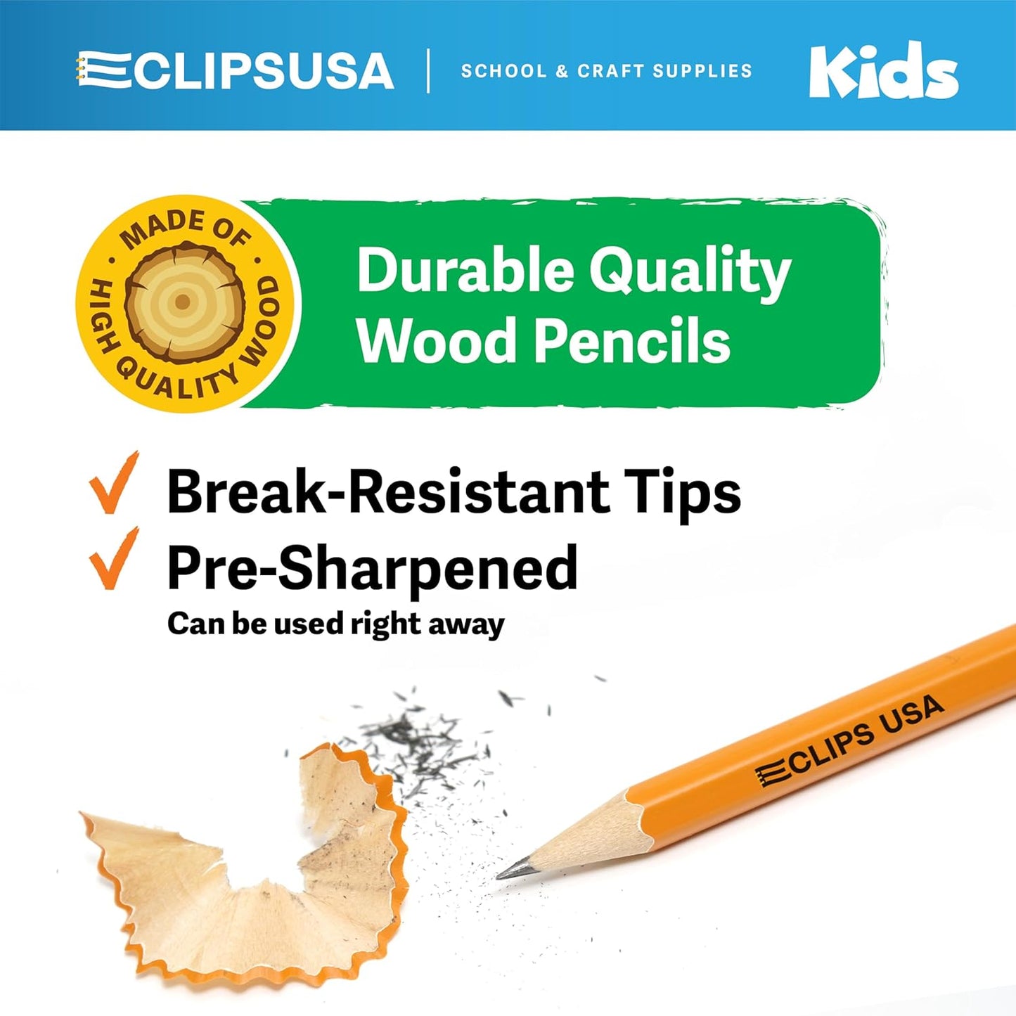 E-CLIPS USA Pencils Bulk, Pencils #2 (24 Boxes), Number 2 pencil, Pre-Sharpened Pencil Bulk, School Supplies Bulk, Office Supplies Bulk, Box May Vary, 12 Pencil Per Box (24 Boxes)