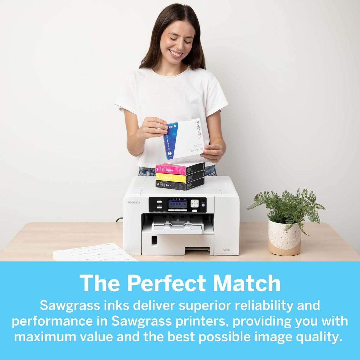 Sawgrass SubliJet UHD Sublimation Ink Cartridge - Black - High-Performance Ink SG500 SG1000 Sublimation Printers - Long-Lasting, High-Viscosity Gel Ink for Vibrant, Crisp Prints