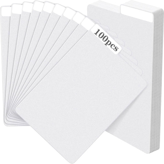100 Pieces Comic Book Dividers with Tabs,Patient Divider Cards,Card Dividers Comic Book Boards for Storage Boxes 11.22 X 7.24 Inche