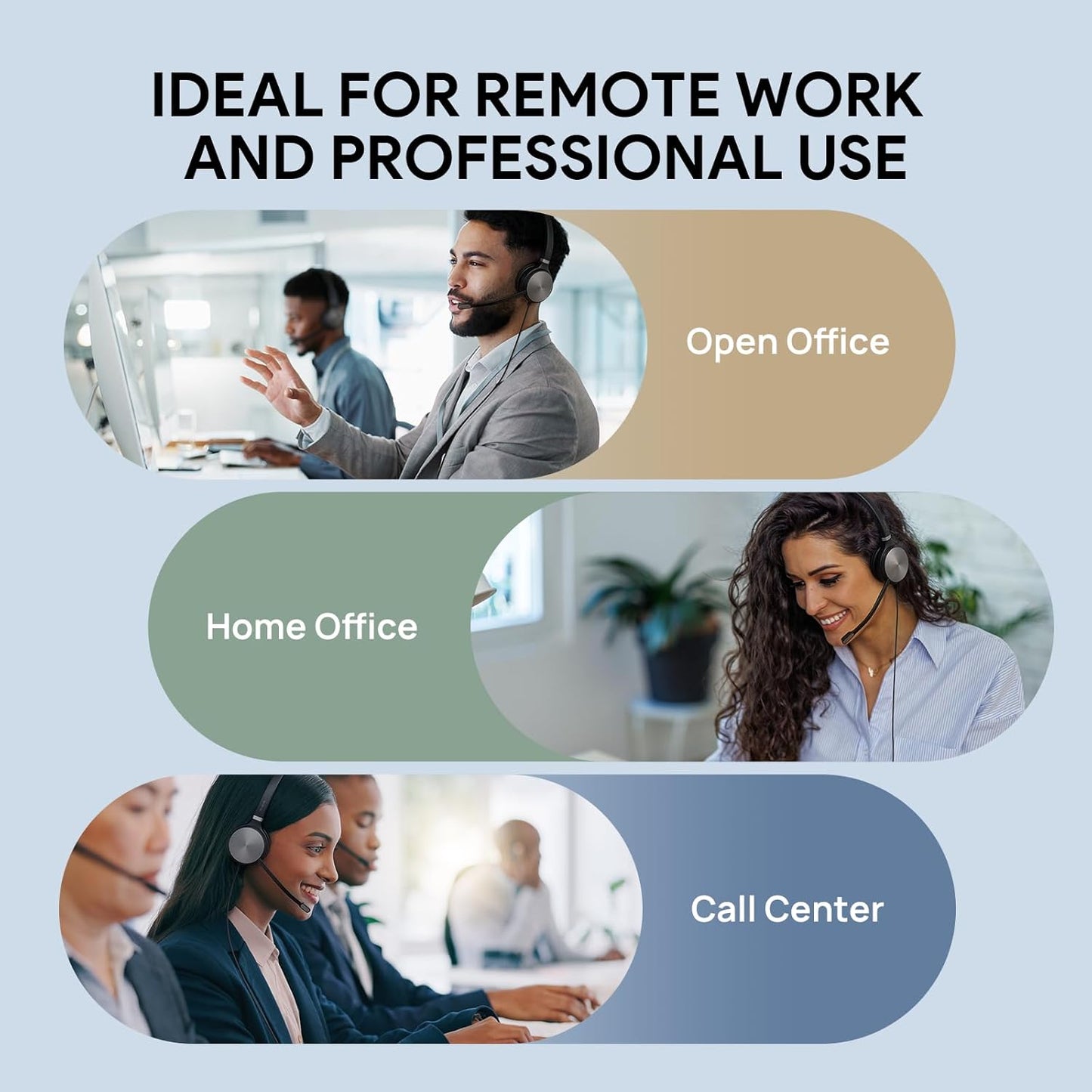 Yealink UH36 Professional USB Headset Wired Headphones for Work Calls and Music, Headset with Noise Cancelling Mic for Computer PC Laptop（UC Compatible, Stereo,3.5mm Jack/USB Connection）