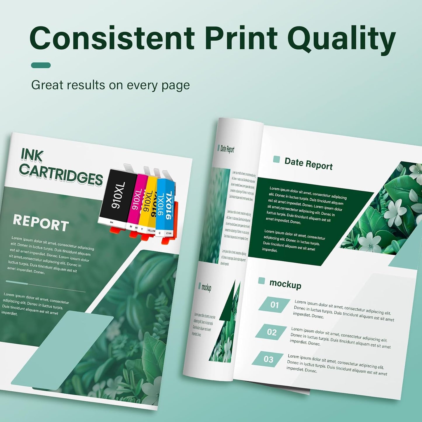 910XL 910 8015e Ink Cartridges Combo Pack Replacement for HP Printers 8025e 910 XL 910XL Black and Color 910XL/910 Multipack for OfficeJet Pro 8015e 8025e 8028e 8020 8035e 8034e 8020e 8025 8010 8028