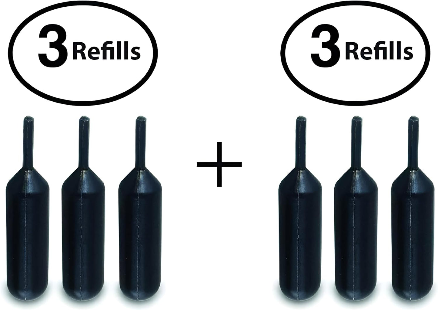 Vantamo Identity Theft Protection Roller Stamps Refills - Refills for Confidential Roller Stamp, Anti Theft, Privacy & Security Stamp, Designed for ID Blackout Security - 6 Refills