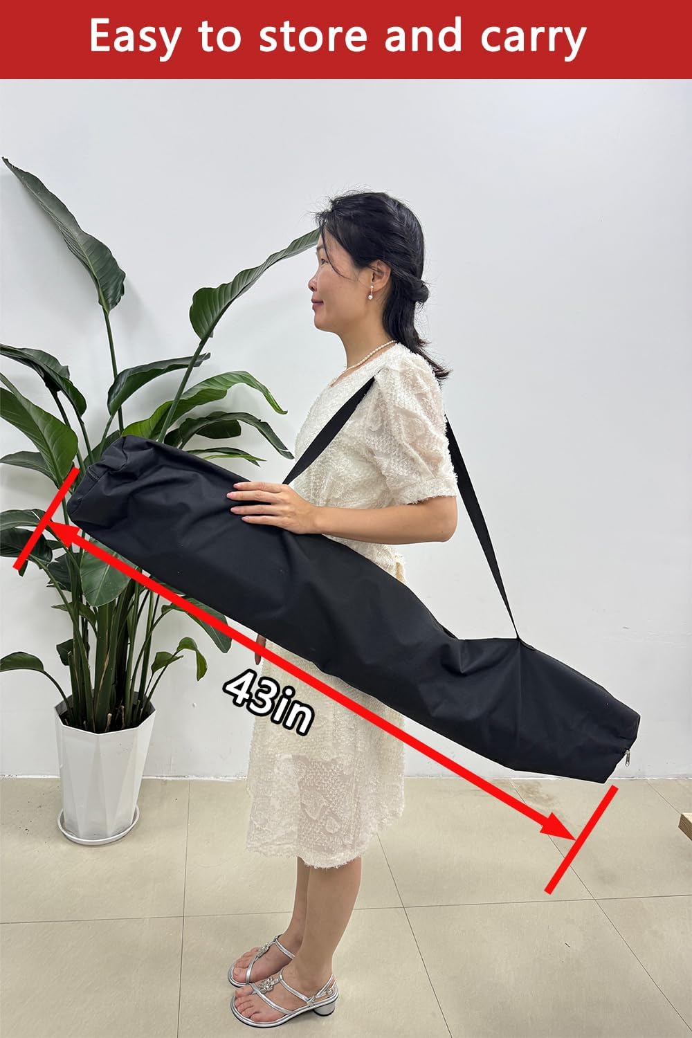 Projector Screen with Stand Outdoor 60 inch 4K HD 1.5-Gain Wrinkle-Resistant Movie Screen, 160° Viewing Angle, Projection Screen for Movie Night and Indoor 【60in】