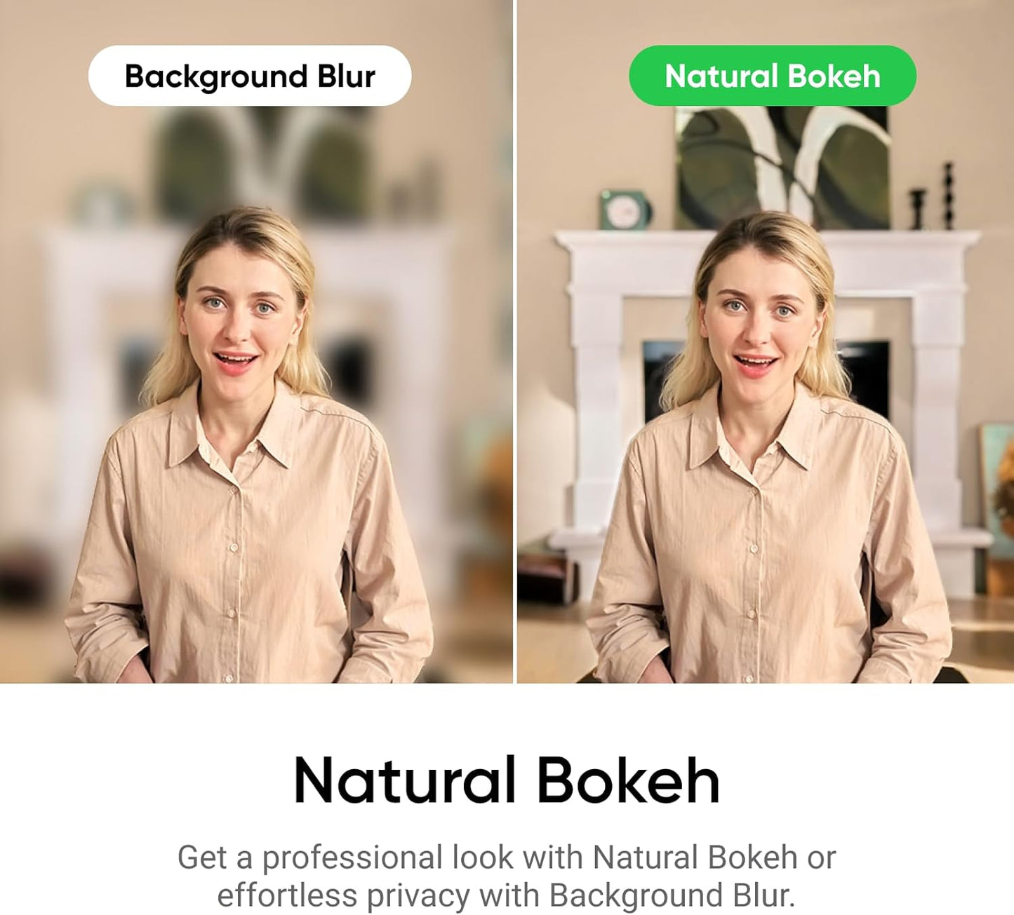 Insta360 Link 2 - PTZ 4K Webcam for PC/Mac, 1/2" Sensor, AI Tracking, HDR, AI Noise-Canceling Mic, Gesture Control for Streaming, Video Calls, Gaming, Works with Zoom, Teams, Twitch & More