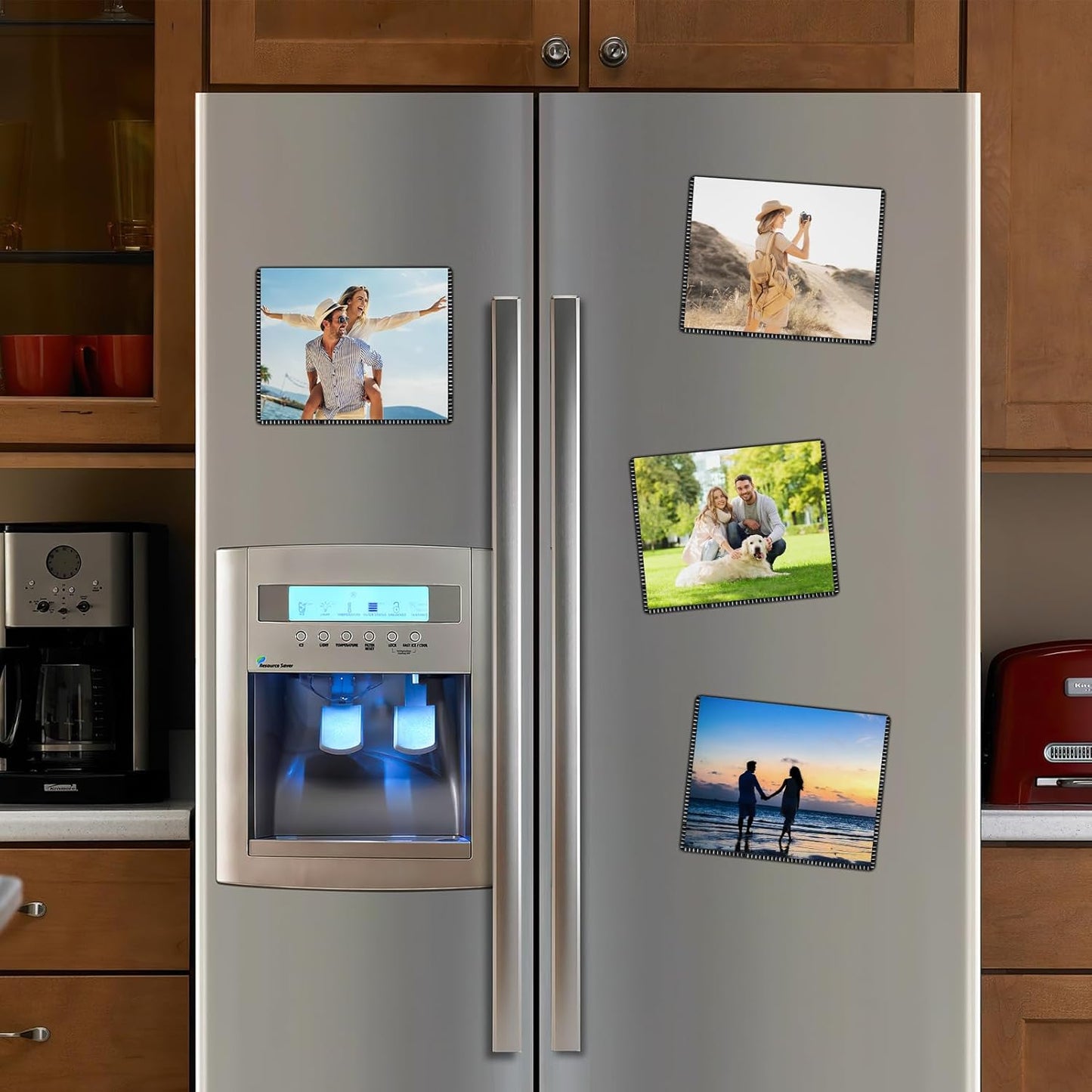 Magnetic 8x10 Picture Frame for Refrigerator,Big Size Photo Pocket,Magnet Poster Holders 10PCS