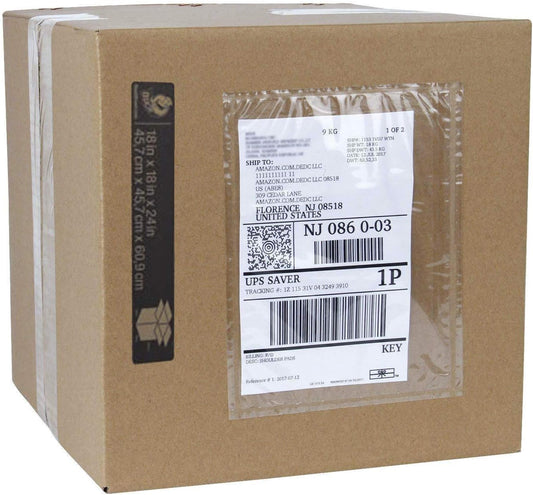 RyhamPaper Packing List Envelopes, Clear 7.5" x 5.5" Self Adhesive Shipping Labels Envelope Pouches (200 PCS)