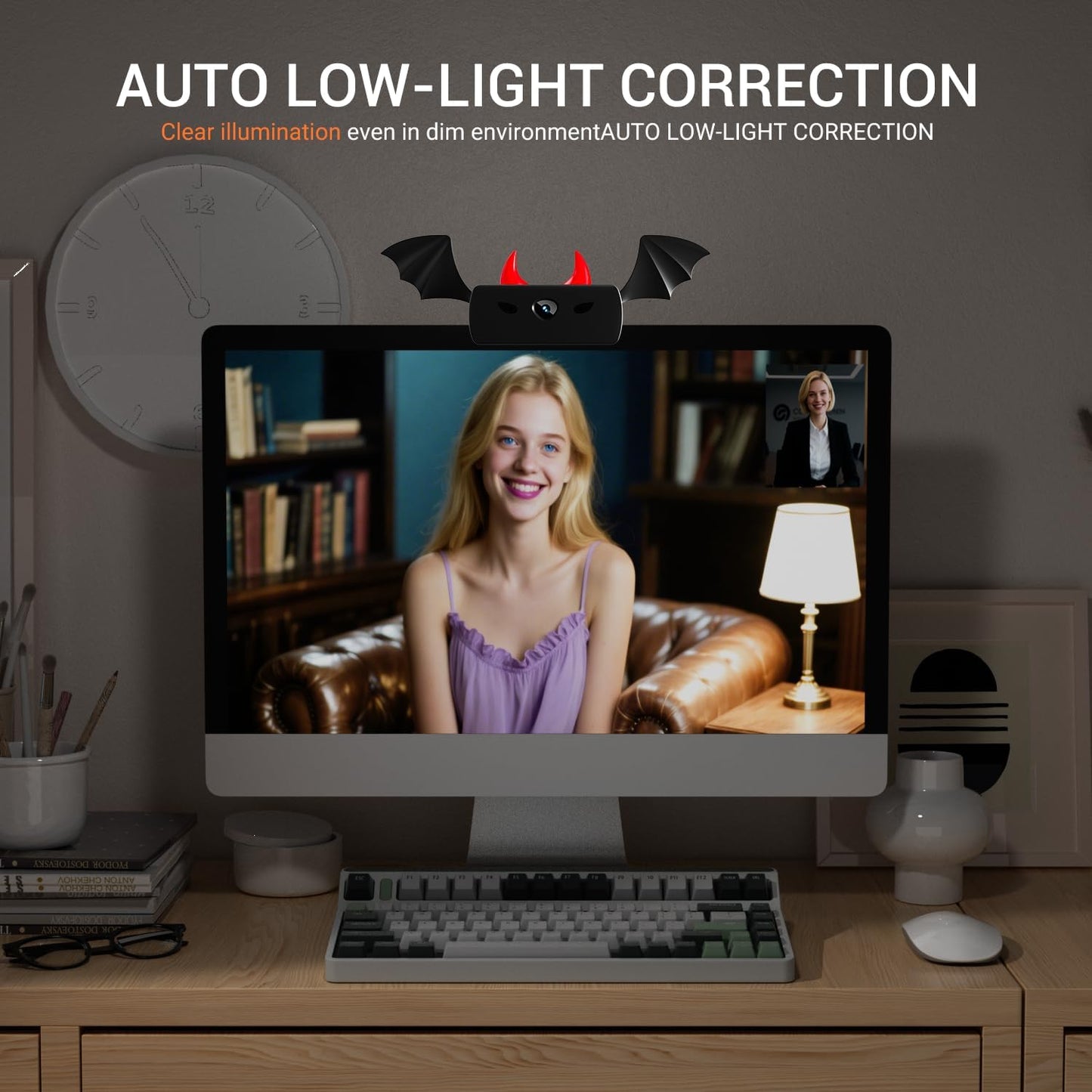 Webcam,Webcams for PC,HD 1080P Web cam,Noise Cancellation,Plug & Play USB Webcam for Laptop, Desktop, PC, Mac, Zoom, Skype, Streaming