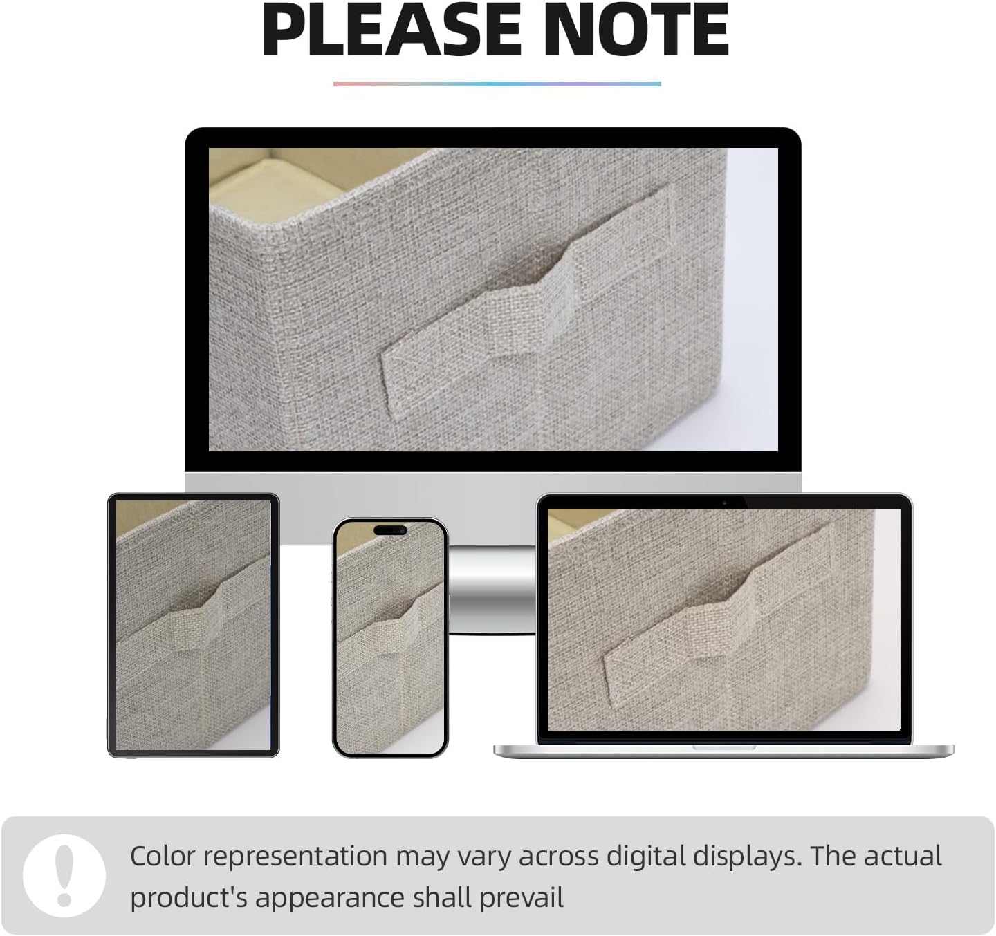 Greeting Card Storage Box, Linen Storage Box with 16 Adjustable Dividers, 84 Labels, 1 Marker Pen, Perfect for Organizing Greeting Cards, Envelopes, Photos 1 Pack Beige