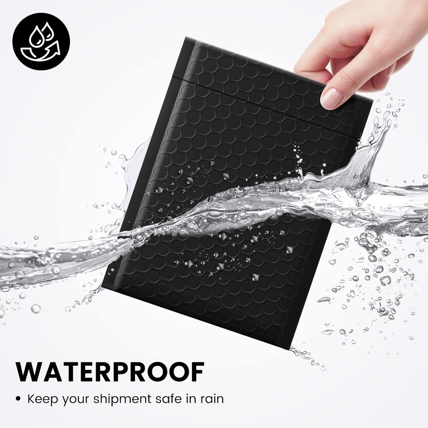 Fuxury Black Bubble Mailers 6x10" Padded Envelopes 9600Pack Strong Adhesion Thick Padded Mailers for Small Business Mailing Small Items,Jewelry,Makeup