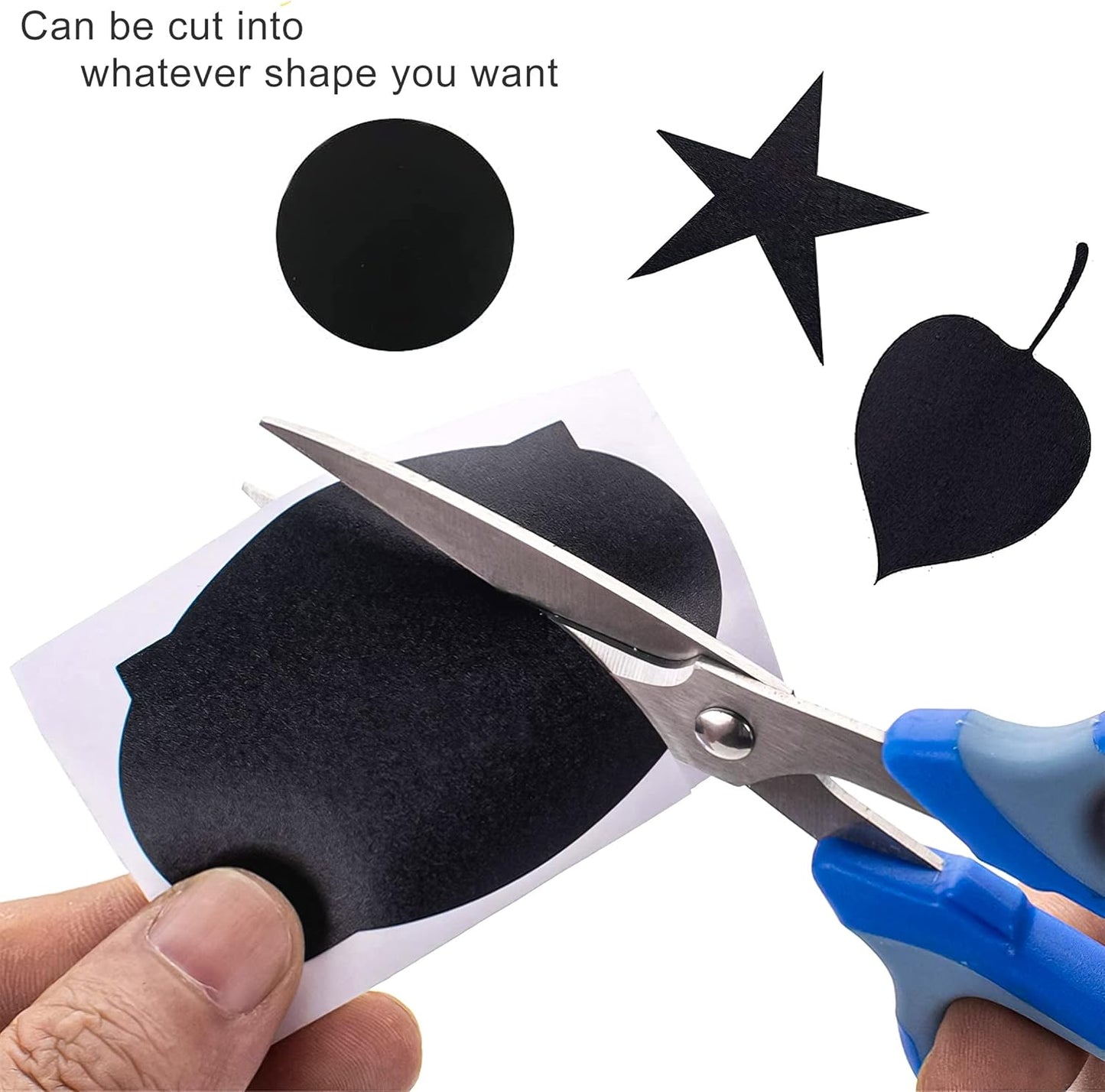 Chalkboard Labels, 120 Pcs Black Reusable Waterproof Labels Stickers with 2 White Chalk Markers, Kitchen Pantry Sticker Labels for Containers, Mason Jars, Condiments, Food Storage (Turtle Shap