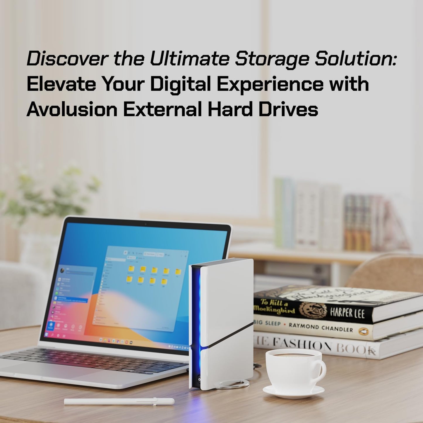 Avolusion PRO-H1 Series 14TB 7200RPM USB 3.2 Gen2 (10Gbps) External Hard Drive (for Windows or MacOS Desktop PC/Laptop)