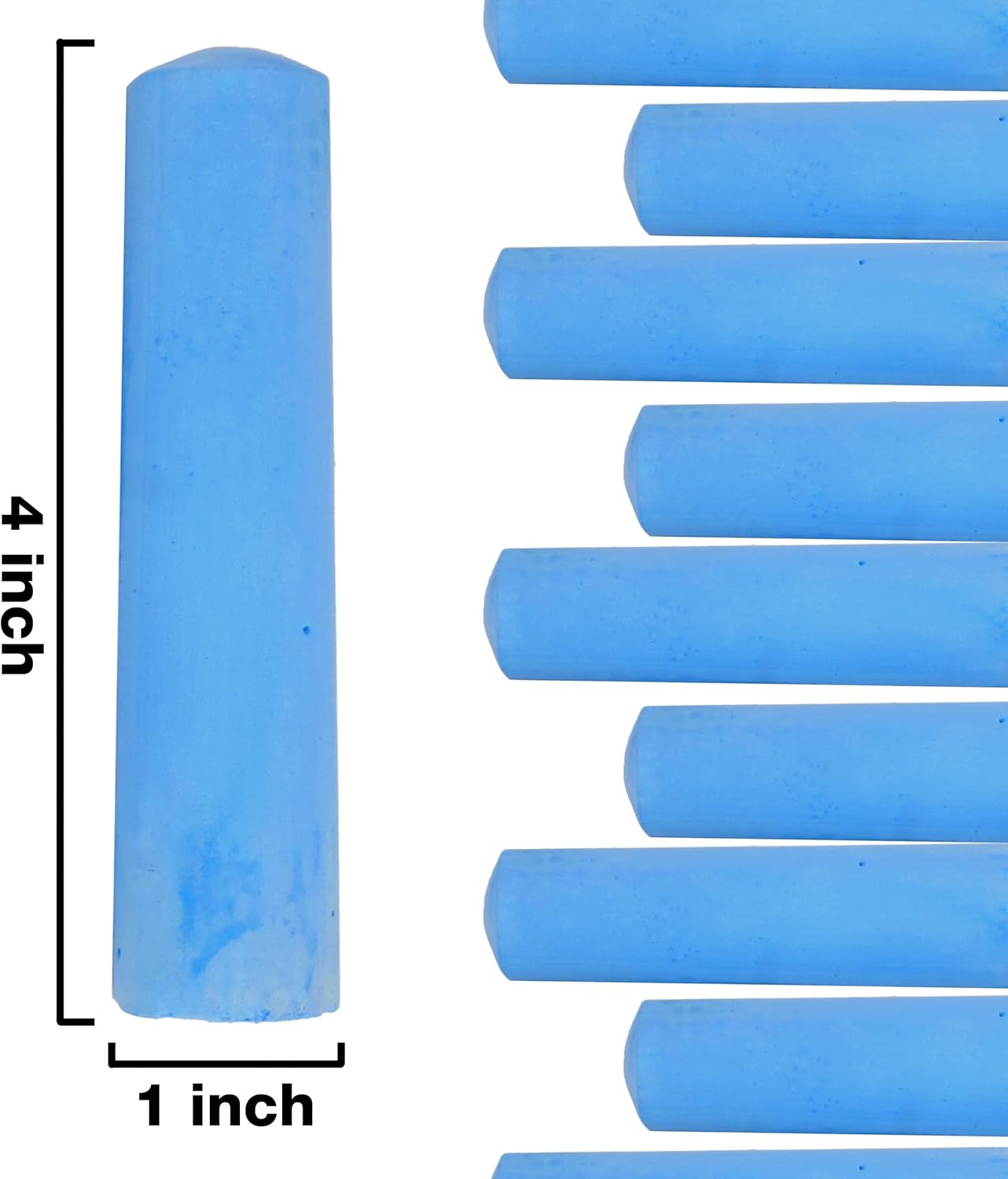 Kid Made Modern 60 Count Pack of Sidewalk Chalk – Blue