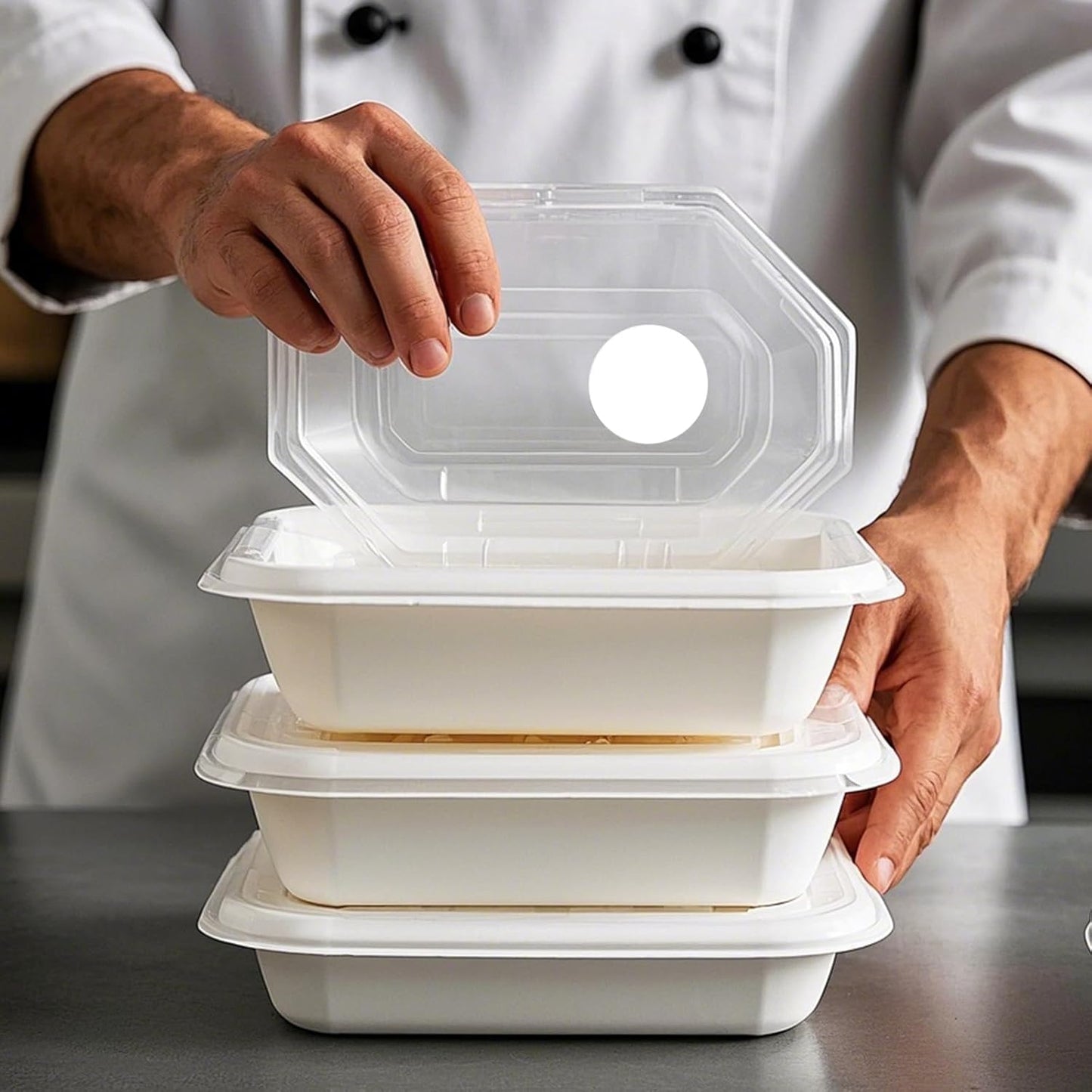 500 PCS White Dots Stickers 2 Inch Vinyl Color Coding Round Sticker Removable Writable Circle Labels Roll for Office Inventory Garage Yard Sale Tag