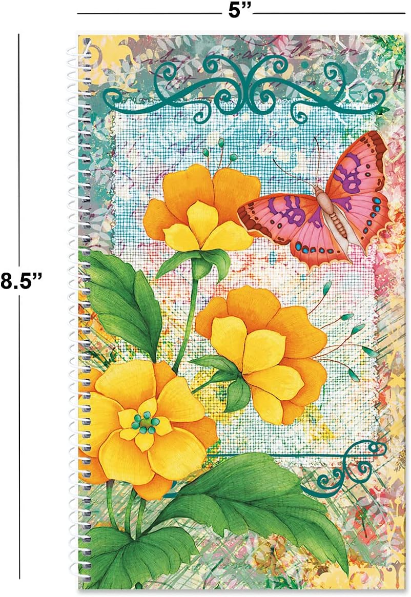 Current Joy Hall Password & PIN Keeper Book, 94 Pages, 5” x 8.5” Size Spiral Bound, Soft Cover Internet Organizer for Offline Website, Login, & Username Storage