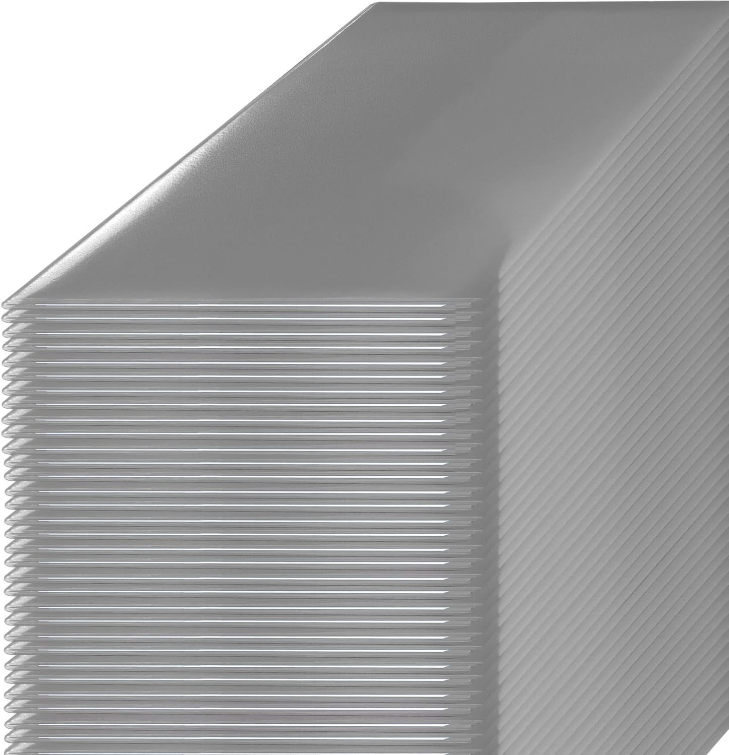 Certificate Holders 8.5"x11" Graduation Diploma Cover Document Leather Folders,Grey-100 Pack