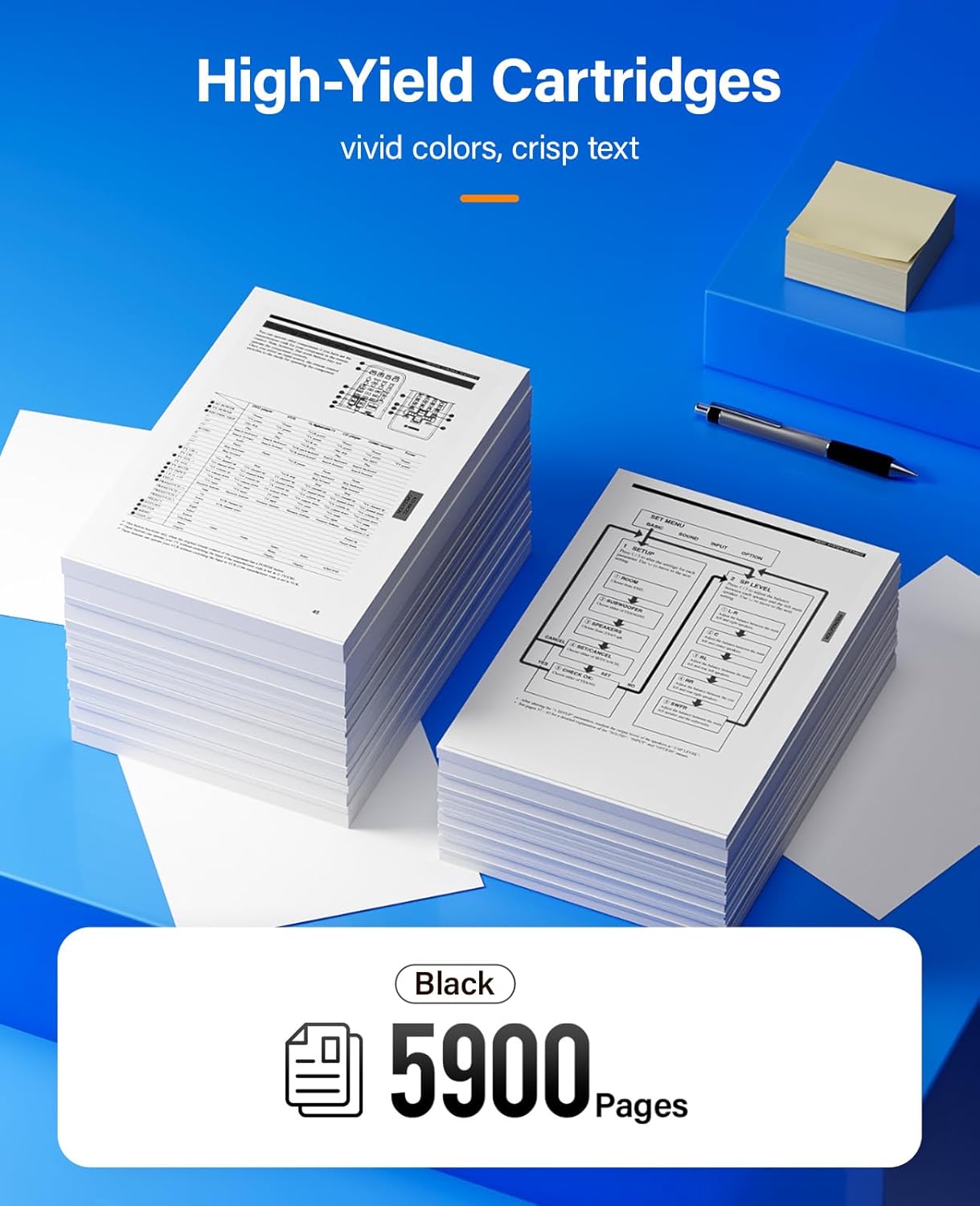 VersaLink B400 B405 Black Toner Cartridge 2-Pack Replacement for Xerox 106R03580 106R03582 106R03584 Toner Compatible with Xerox VersaLink B400 B400N B400DN B405 B405N B405DN Laser Printer Ink Copier