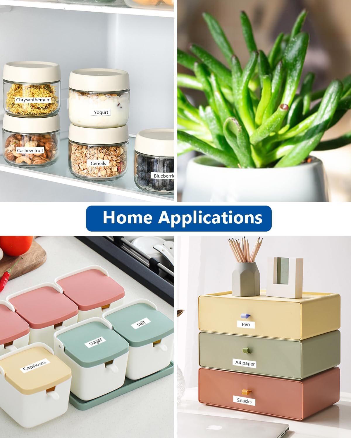 6mm 0.23 Inch Laminated White Compatible with P Touch TZe-211 TZe211 TZ Tape Refills for P Touch PT-H110 D200 D210 D220 D400 Label Maker (Black on White, 3-Pack)