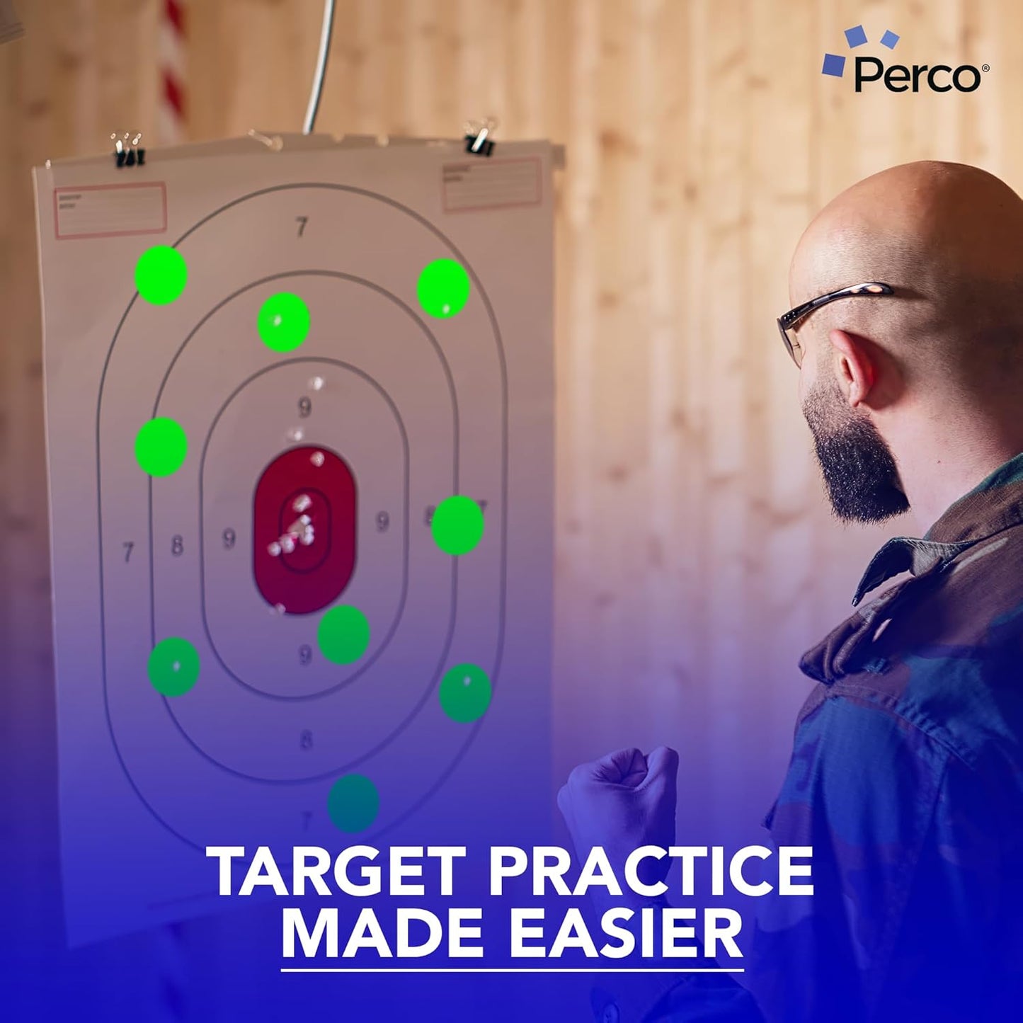 Perco Fluorescent Green 2-Inch Round Circle Dot Sticker Labels - Multi-Roll Pack (3 Rolls, 500 Labels Each) - Permanent Adhesive, Vibrant Colors, Strong Hold - Perforated for Easy Use - Made in USA