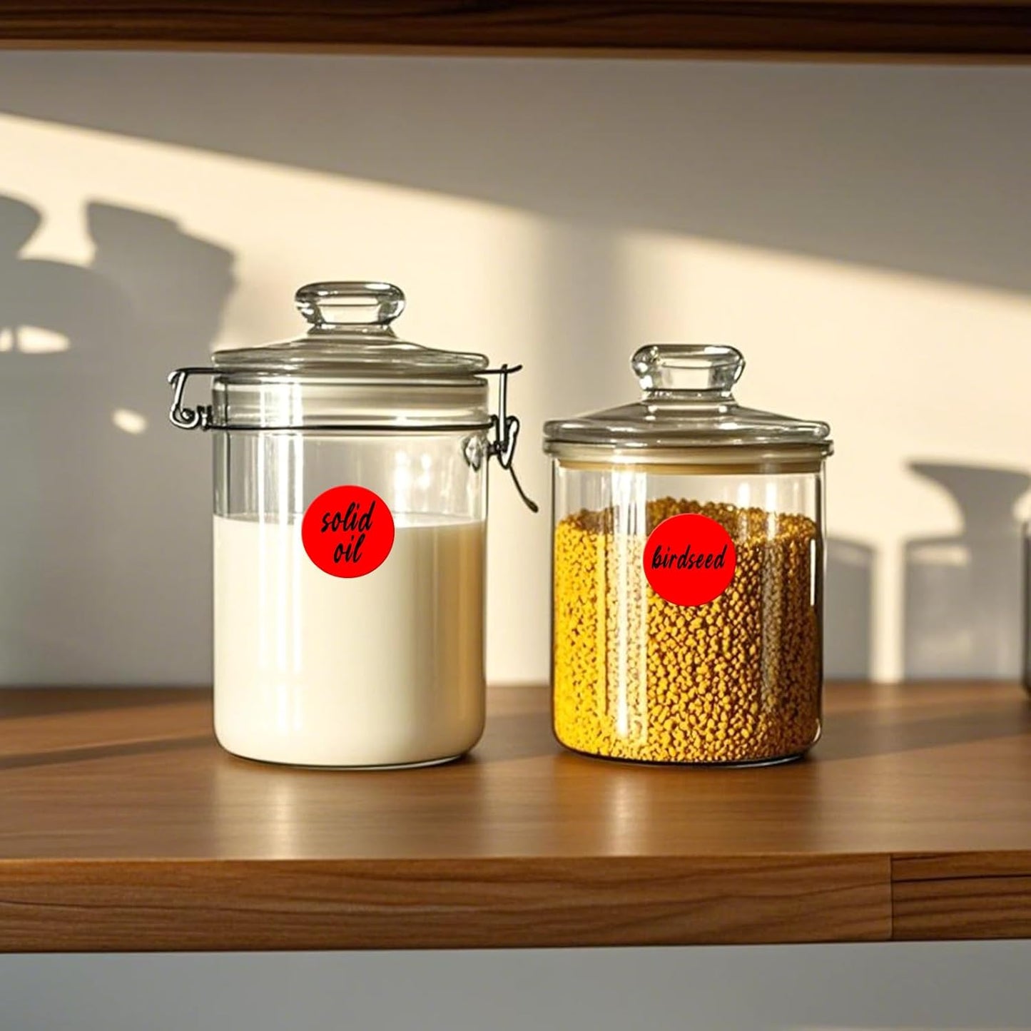 500 PCS Round Stickers 2 Inch Vinyl Red Dot Sticker Removable Writable Color Coding Circle Colored Labels for Office Inventory Garage Yard Sale Tag