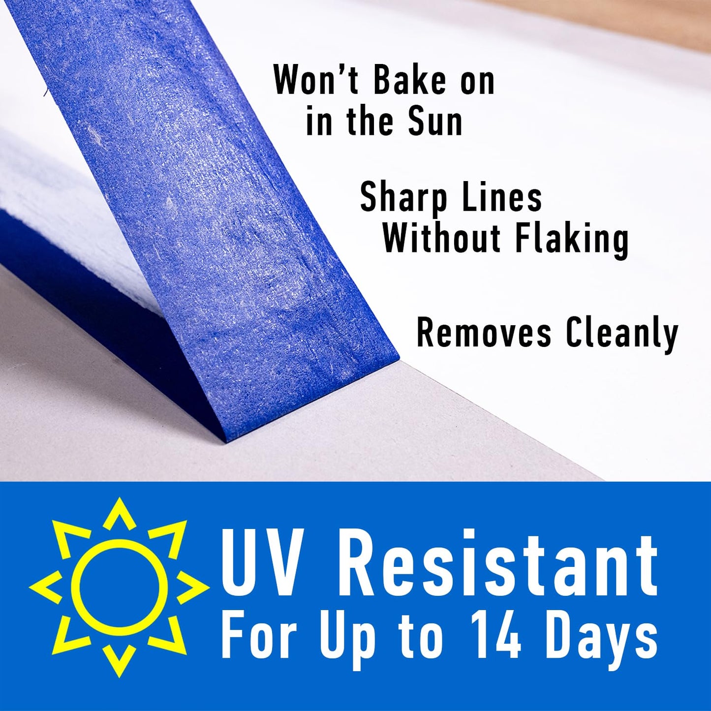 ABRO 24 Pack Blue Painters Tape 2 Inch Wide, 48mm x 55M, All Purpose Blue Tape Temporary Labeling, Easy Tear, Clean Removal, Masking Tape