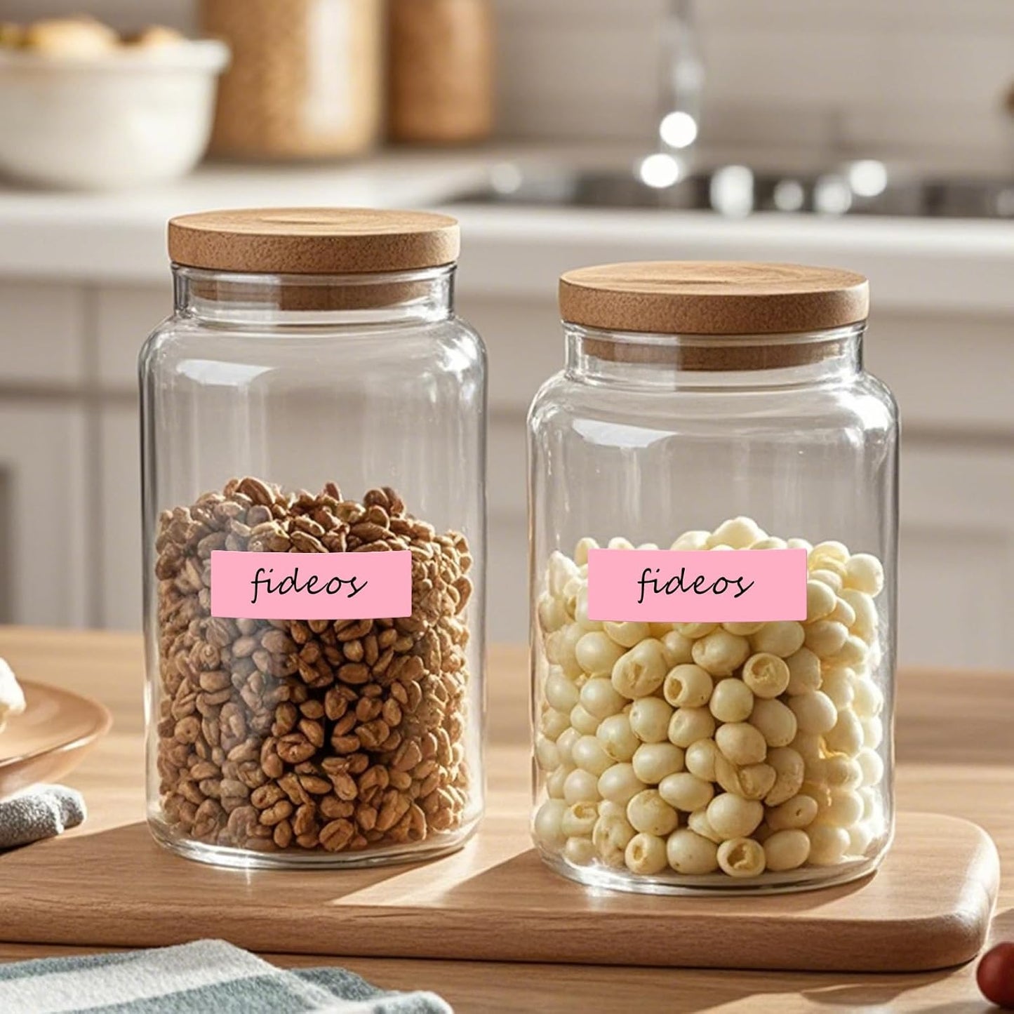 Rectangle Label Stickers 3×1 Inch Vinyl Removable Pink Sticker Waterproof Writable File Folder Moving Labels for Boxes Home Office Labeling 160 PCS