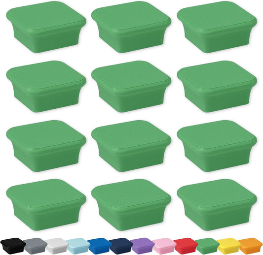 Glassboard Studio MiniBar Magnet - Strong Neodymium Rare Earth Magnets - Fridge, Whiteboard, Locker & Magnetic Glassboards - Ideal for Crafting & Office Use - Strong Fridge Magnets (Spring Green, 12)