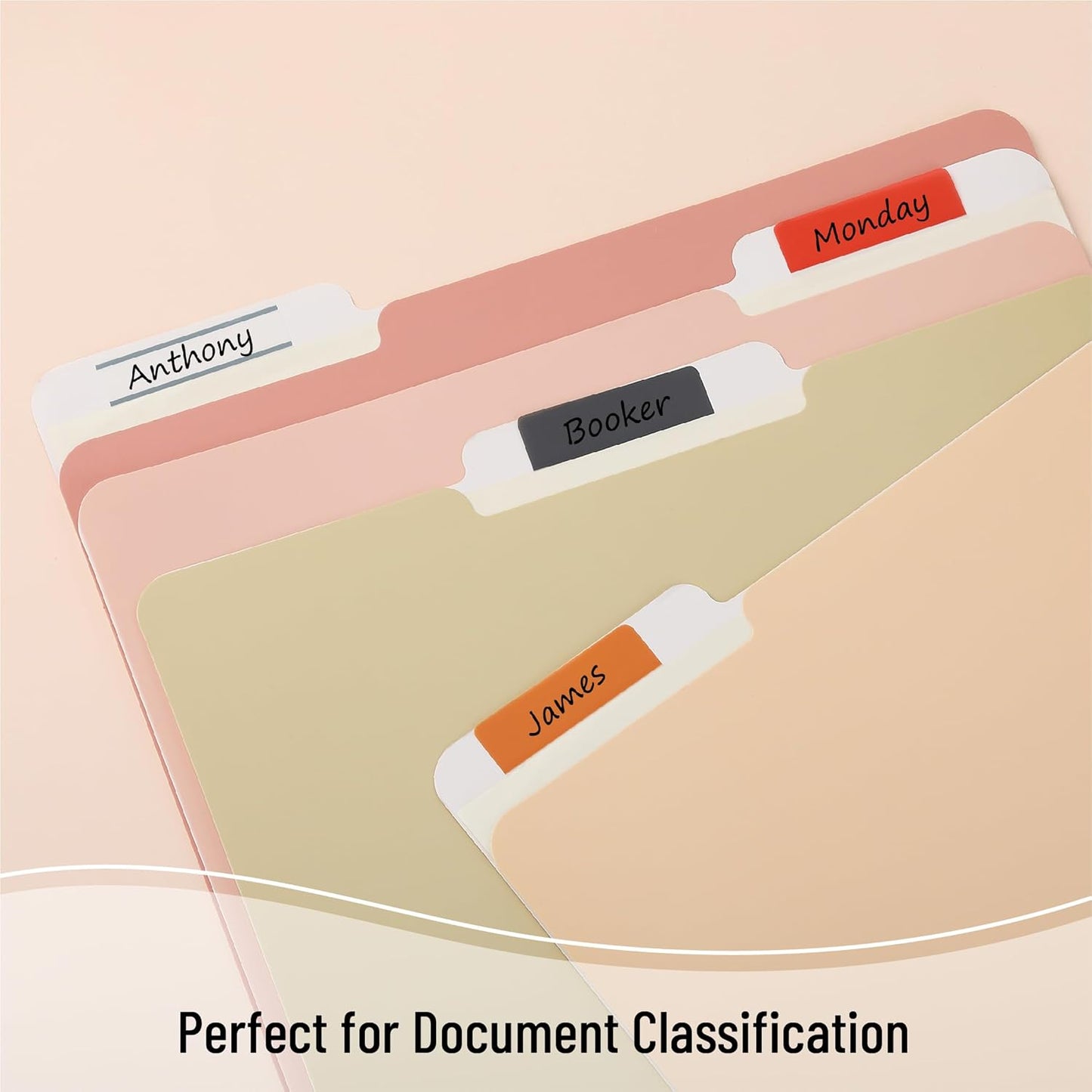 Mr. Pen- Sticky Index Tabs, 500 Pcs, 21 Sets, Colorful Sticky Tabs for Notebooks, Page Markers, Page Tabs for Binders, Page Tabs Sticky Tabs for Books, Notebook Tabs, Book Sticky Tabs for Notebooks