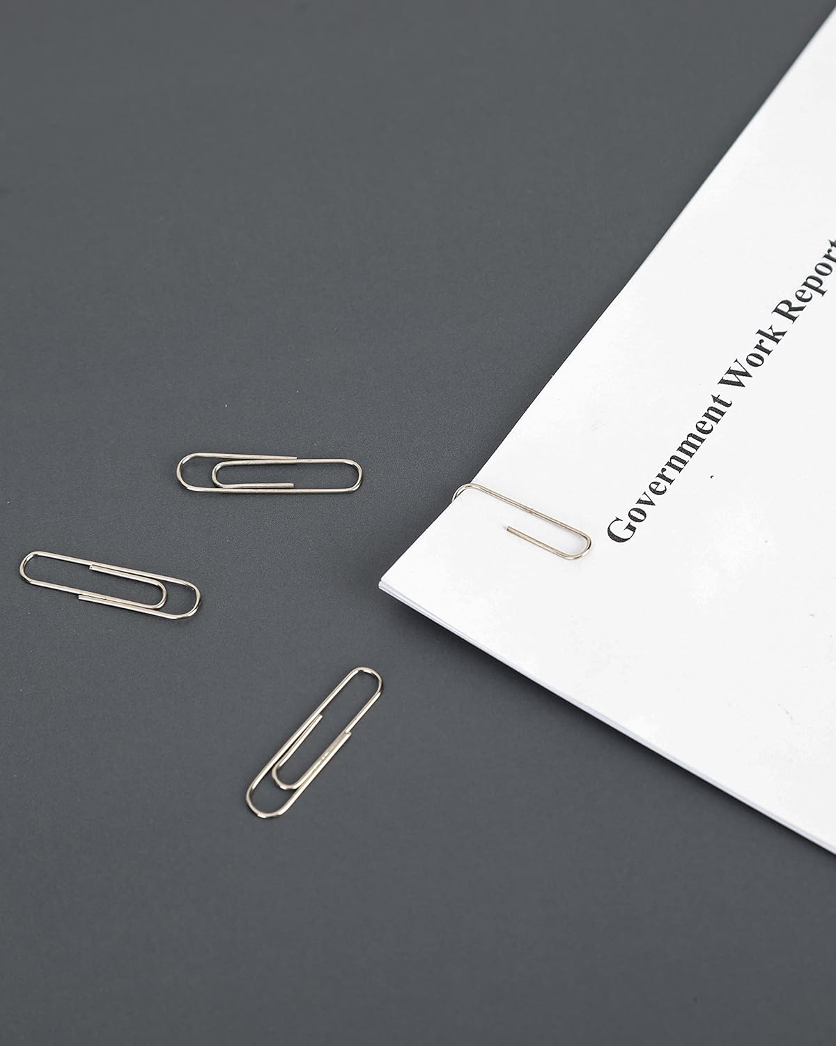 PAPERPAL Paperclips for Office School & Personal Use, #1 Smooth Paper Clip (1-2/7"), 600 Medium Paper Clips (6 Boxes of 100 Each), Silver