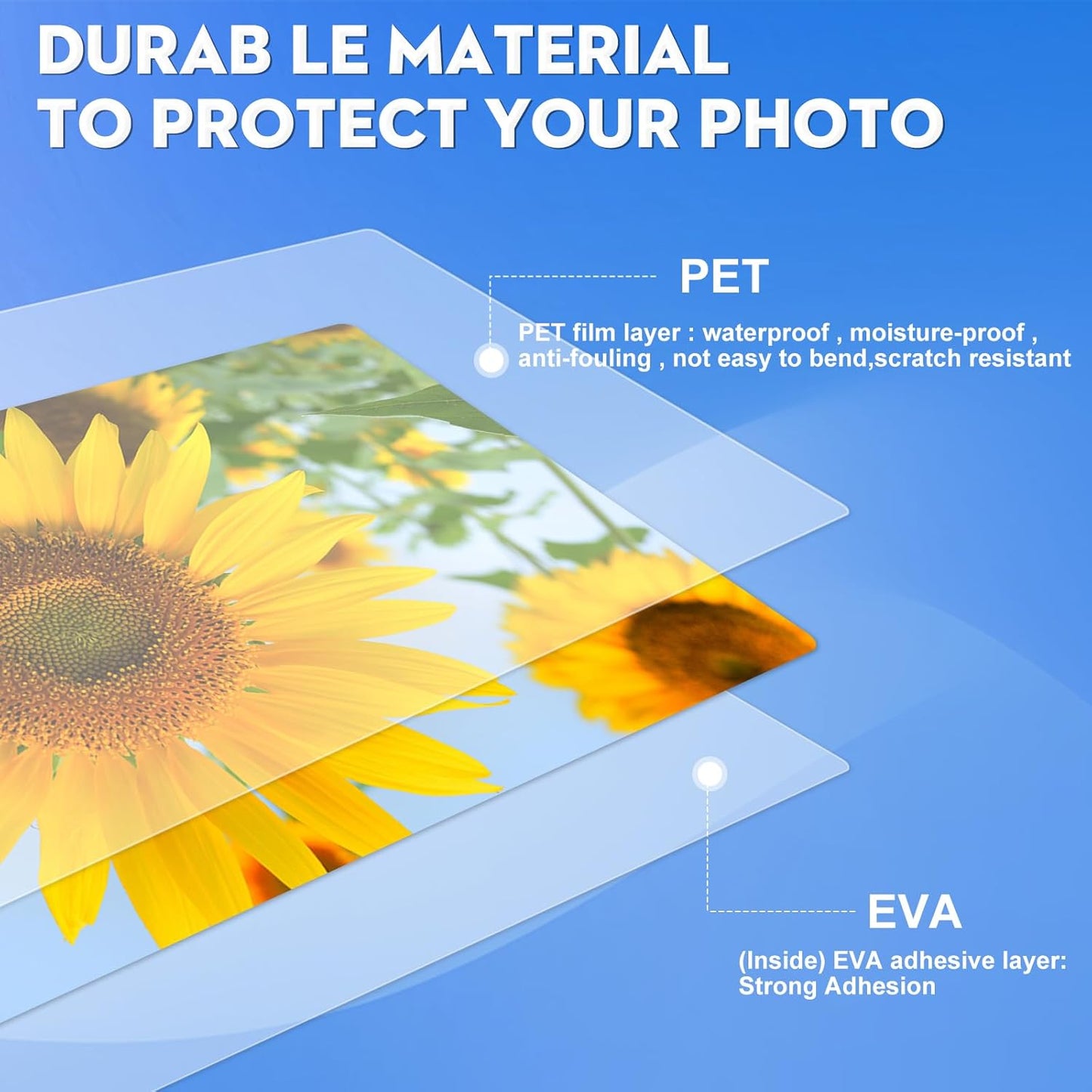 CAREGY Thermal Laminating Pouches, Holds 8.5 x 11 Inch Sheets,200 Pack Laminating Sheets, 3 Mil, 9 x 11.5 Inches Lamination Sheet Paper for Laminator, Clear, Letter Size, Office and School Supplies