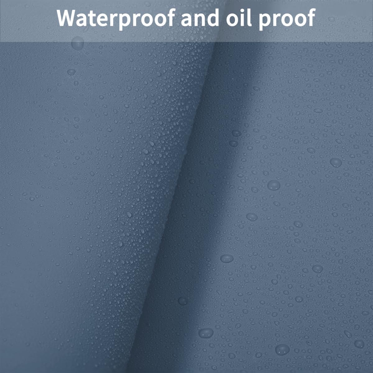 Leather Desk Mat,1.8mm Thick,17x60 Inch Desk Cover,Desk Protector Mat,Dresser Cover Top,Leather Table Cover,Side Table Cover,Office Desk Cover(Grayish Blue+Dark Green,17x60)