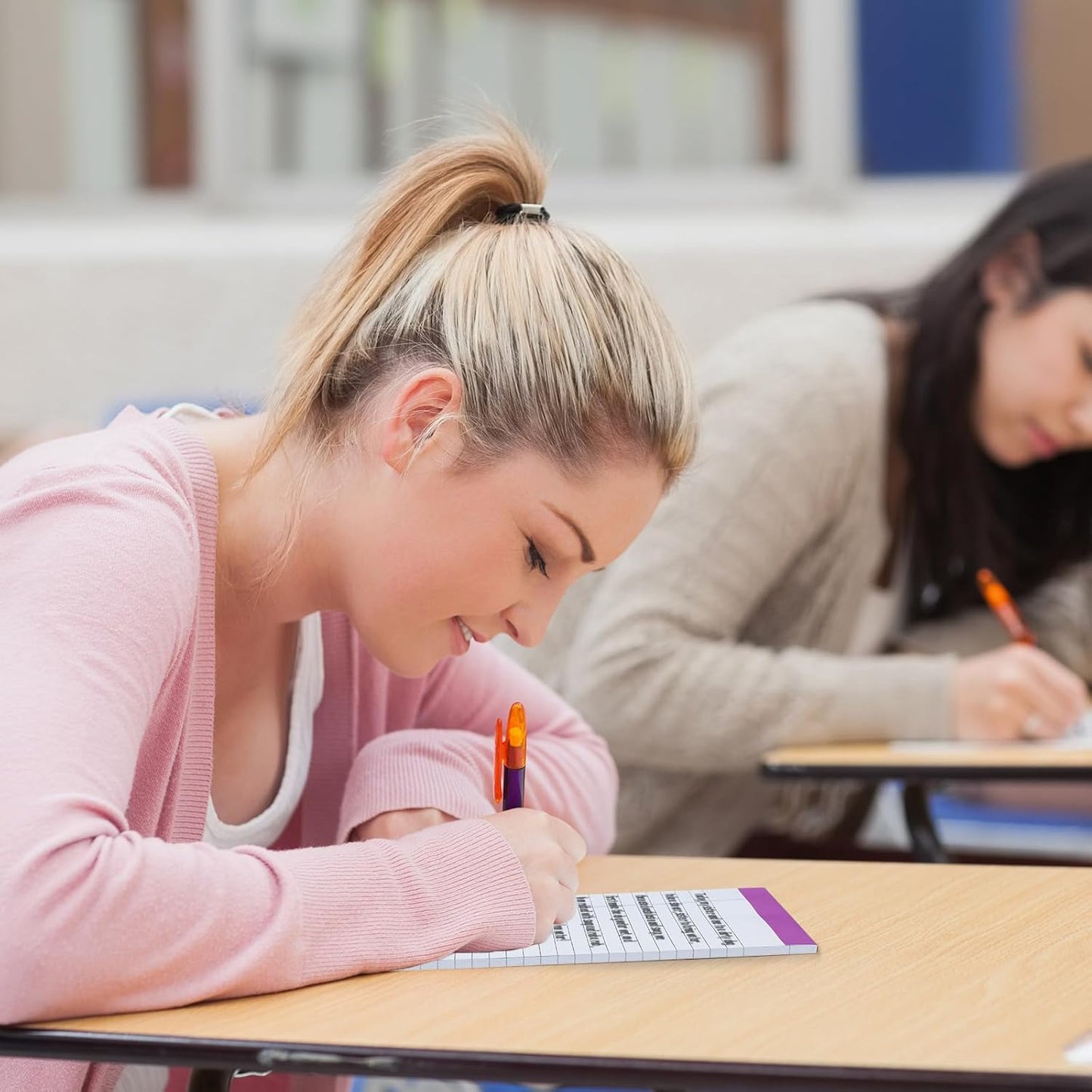 Colarr 24 Pack Legal Pads 5 x 8 Inches Lined Notepads 50 Sheets Wide Ruled Writing Pads for School College Office Business