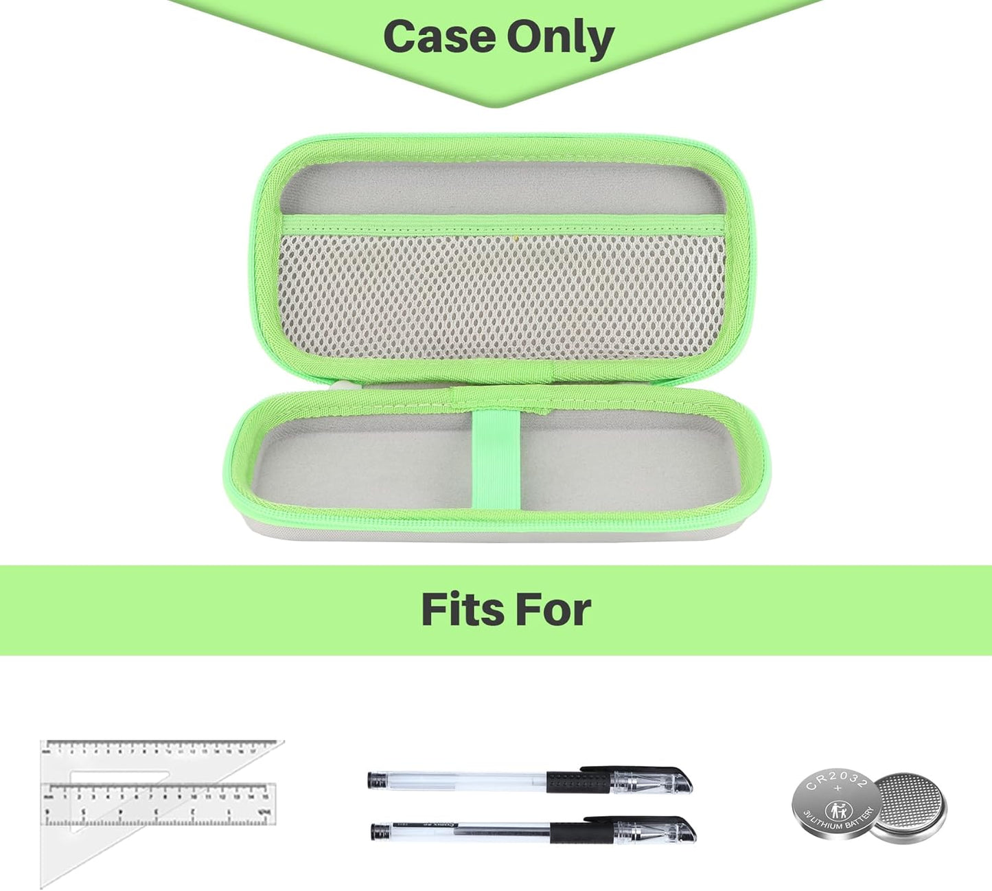 Hard Case Replacement for Texas Instruments TI-30XIIS TI-30XS TI-30Xa TI-36X Pro Scientific Calculator Case Only (Lime Green + Off White Case)