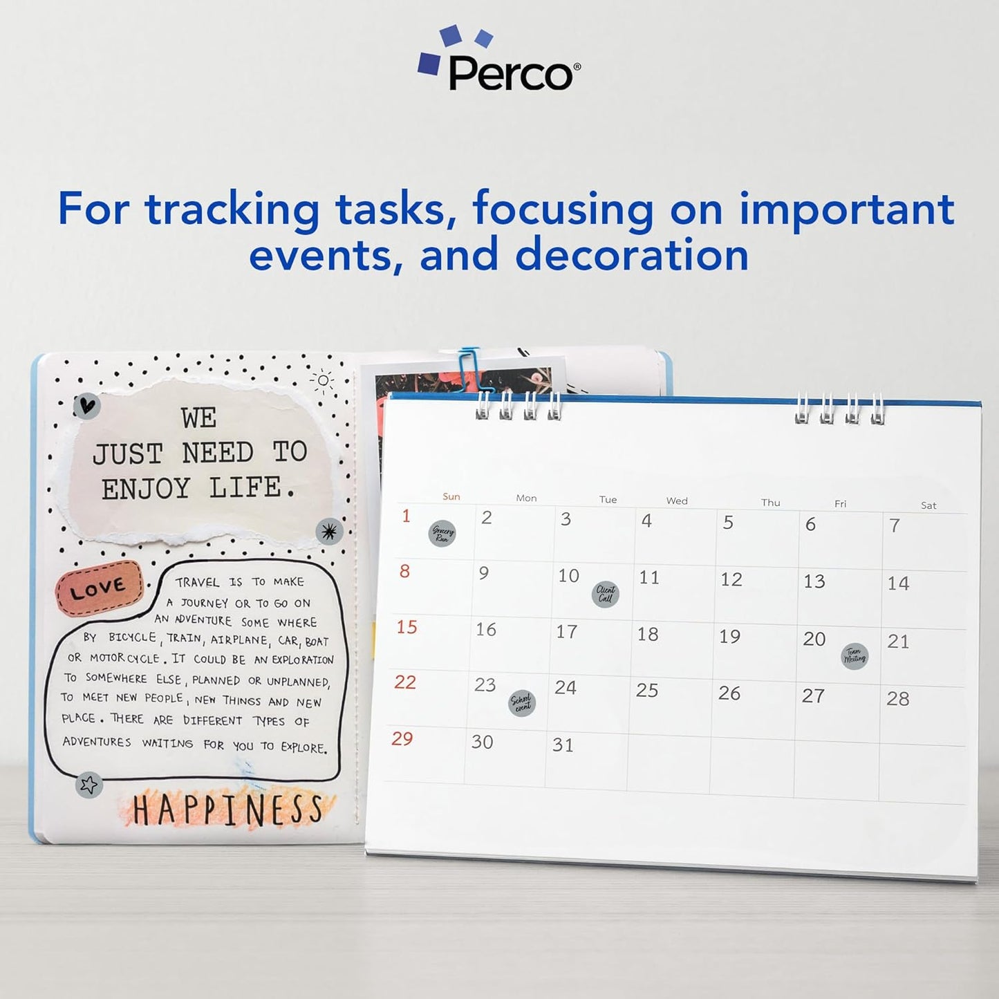 Perco Grey 1/2-Inch Round Circle Dot Sticker Labels with Easy Peel Perforation - 3,000 Labels per Roll - Strong Adhesion, Vibrant Colors for Organizing, Crafting & More - Made in USA