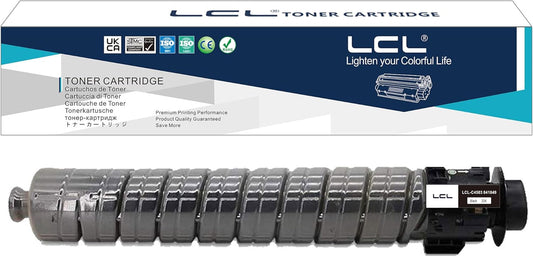 LCL Compatible Toner Replacement for Ricoh MP C4503 C4504 C4504ex C5503 C5504 C6003 C6004 C6004ex Printer (1-Pack Black) - High Capacity: 33,000 Pages at 5% Coverage (Letter /A4) - LCL