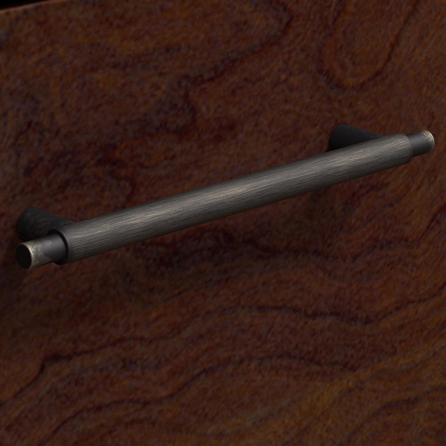 Bush Furniture Key West 2 Drawer Lateral File Cabinet in Bing Cherry