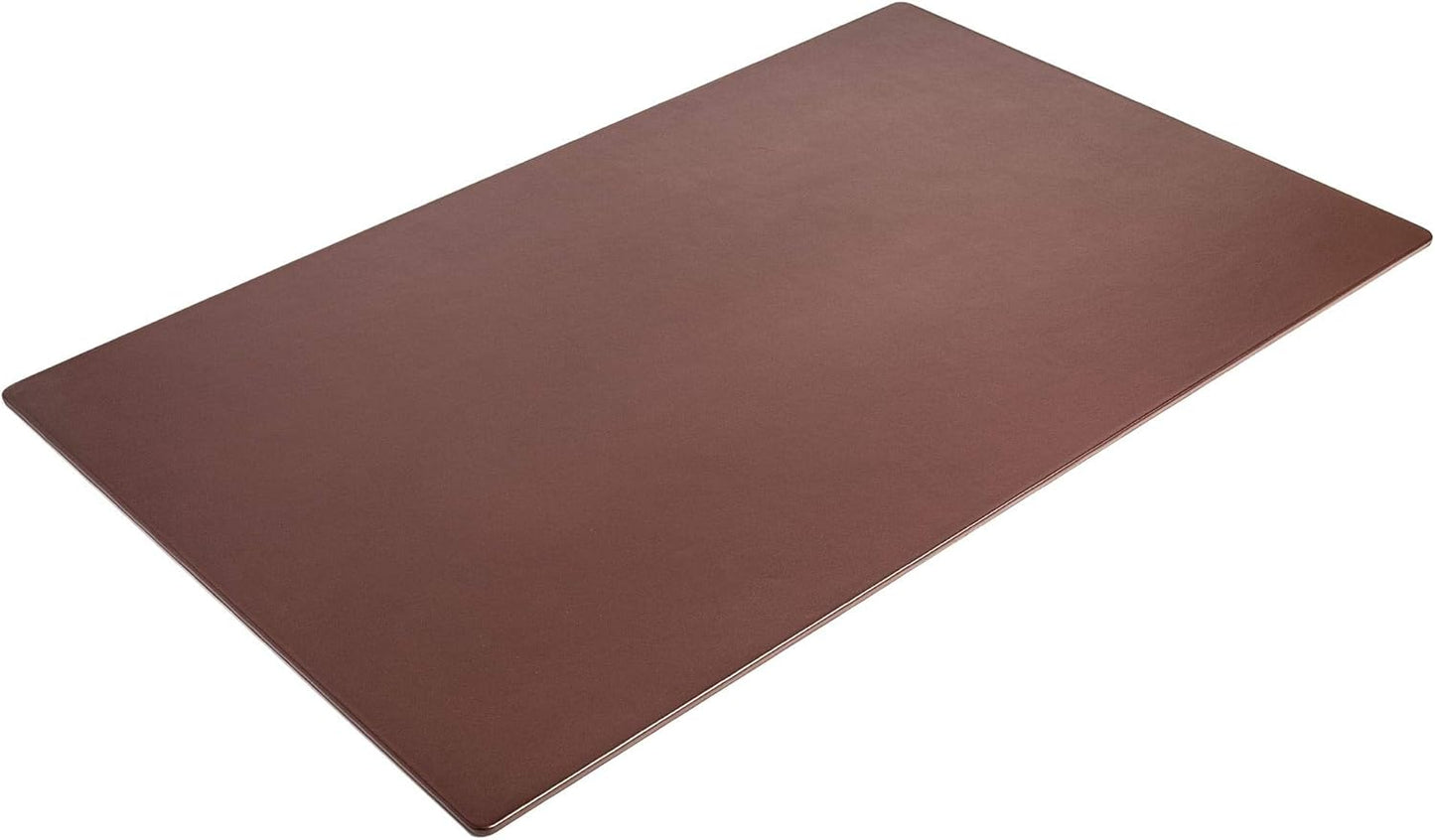 Dacasso Pad Without Side Rails Luxury Leather Blotter for Writing-Executive Desk Surface Protector, 38" x 24", Chocolate Brown