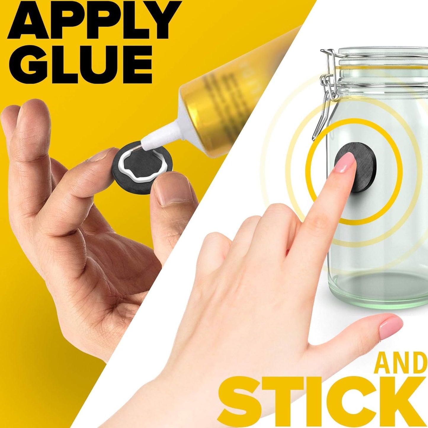 X-bet MAGNET Ceramic Magnets 100 pcs Bigger Size, diamter D30X4mm - Round Disc - Flat Circle Magnets Bulk for Crafts, Science & Hobbies - Perfect for Refrigerator, Whiteboard, Fridge