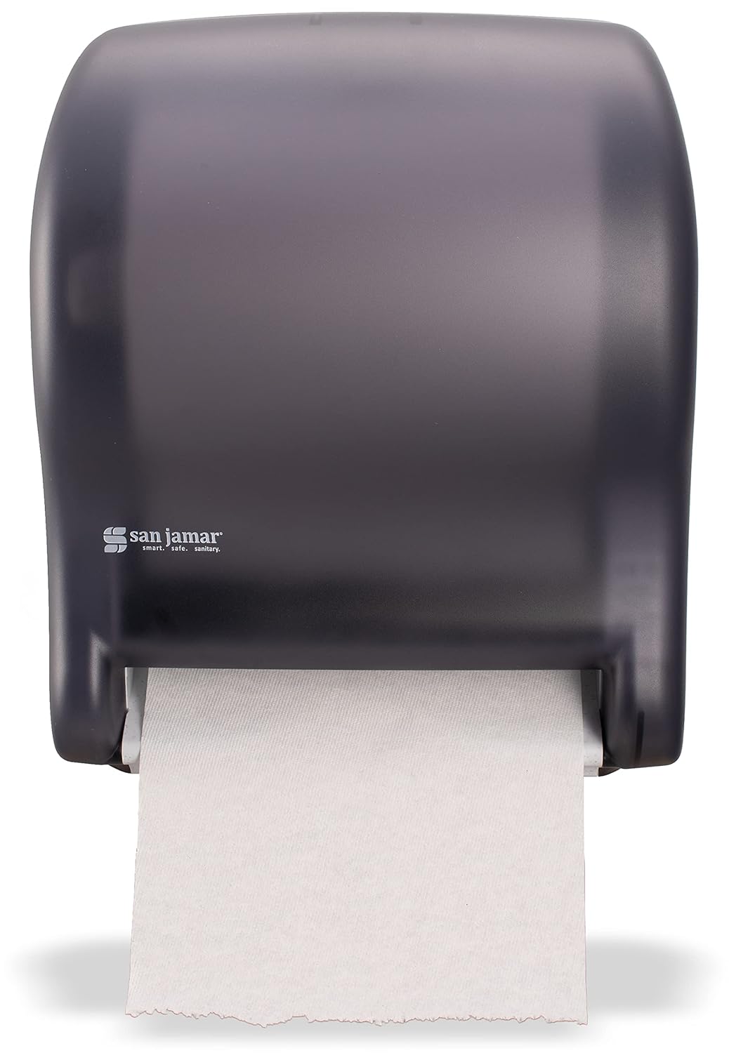 San Jamar Classic Tear-N-Dry Essence Plastic Paper Towel Dispenser, Towel Dispenser for Bathroom, 9.75 X 14.75 X 12.25 Inches, Black Pearl
