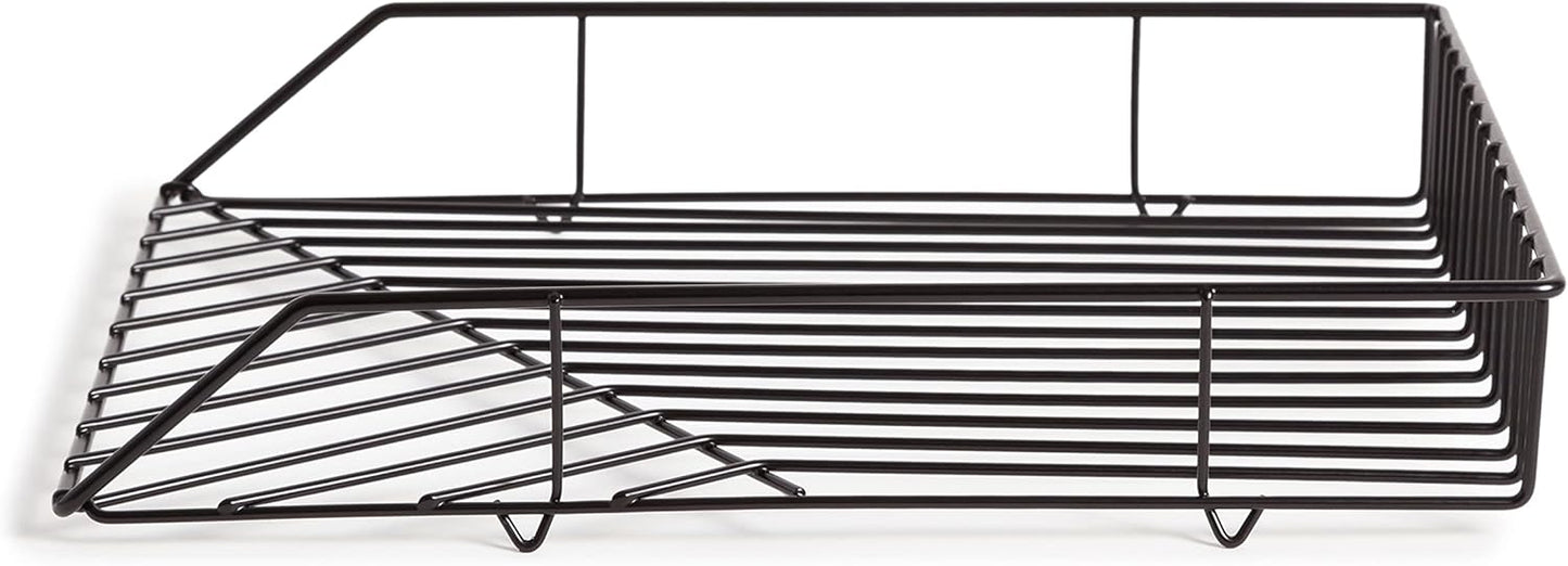 U Brands Vena Paper Tray, Black