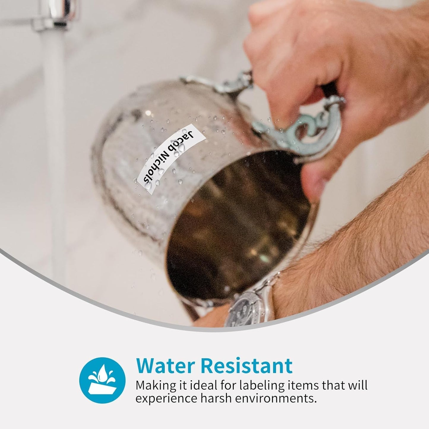 Airmall Replacement for Brother P-Touch Cube Plus PTH110 PT-1750 PT-P710BT PT-D410 PT-P700 Label Tape Tze-231 1/2 Inch x 26.2 ft(8m) TZe TZ Tape Refill Label Maker Tape 12mm 0.47 White, 6-Pack