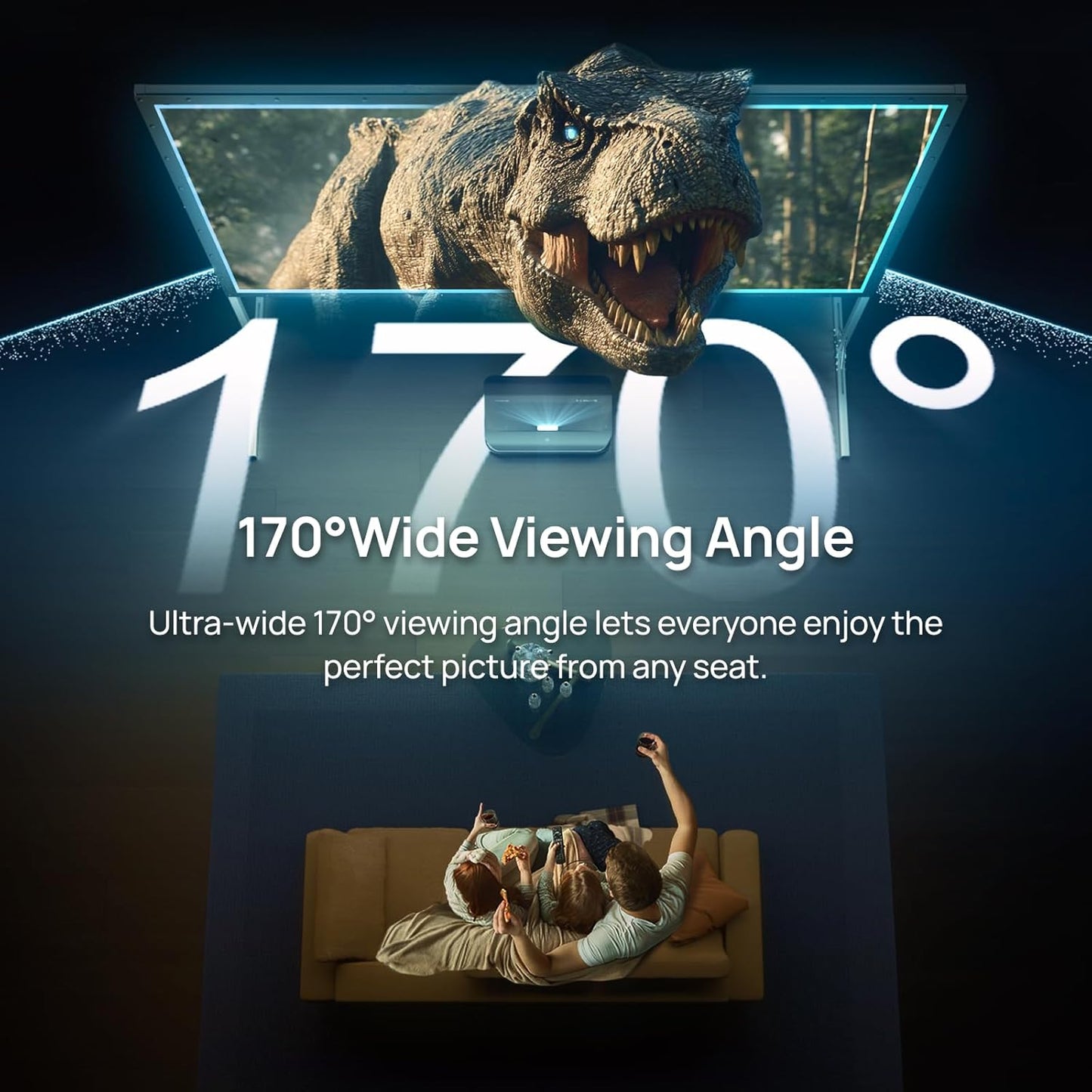 AWOL VISION Folding Outdoor Projector Screen with Stand (120 inches), Portable 16:9 4K HD Rear Front Movie Screen with Carry Bag for Theater Backyard Movie Night,Cinema School