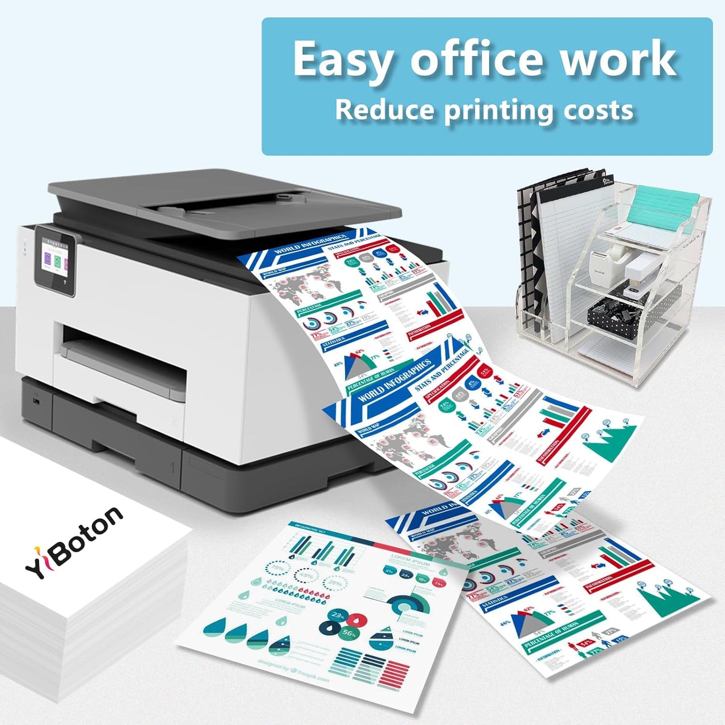 B305 B310 B315 Black Toner Cartridge (with New Chip) Replacement for Xerox 006R04376 006R04377 006R04378 Toner Cartridge Compatible for Xerox B305 B310 B315 Printer (8000 Pages)