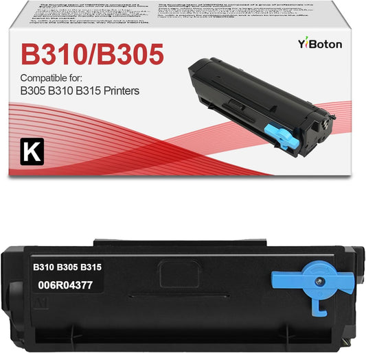 B305 B310 B315 Black Toner Cartridge (with New Chip) Replacement for Xerox 006R04376 006R04377 006R04378 Toner Cartridge Compatible for Xerox B305 B310 B315 Printer (8000 Pages)