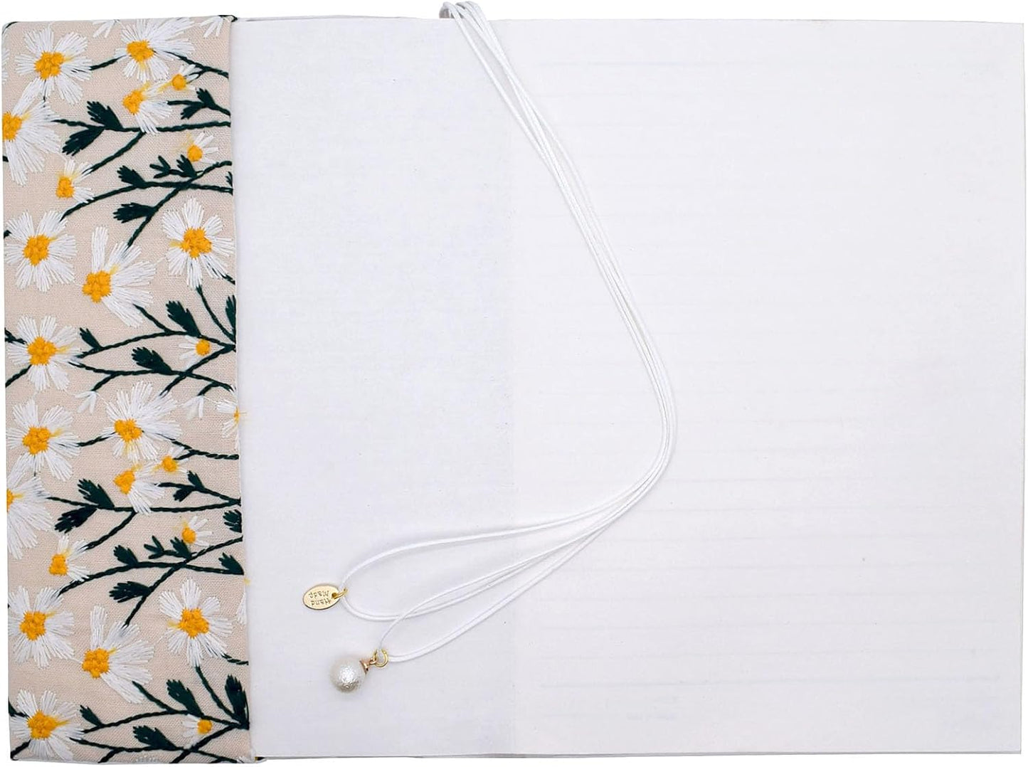 BLBMH A5 Book Covers for Paperbacks Book Cover for Privacy Fit for 5.5x8.3 inch Adjustable Book Sleeve Cover for A5 Diary Notebook Fabric Softcover Protector for Women Over 15 - Daisy 2