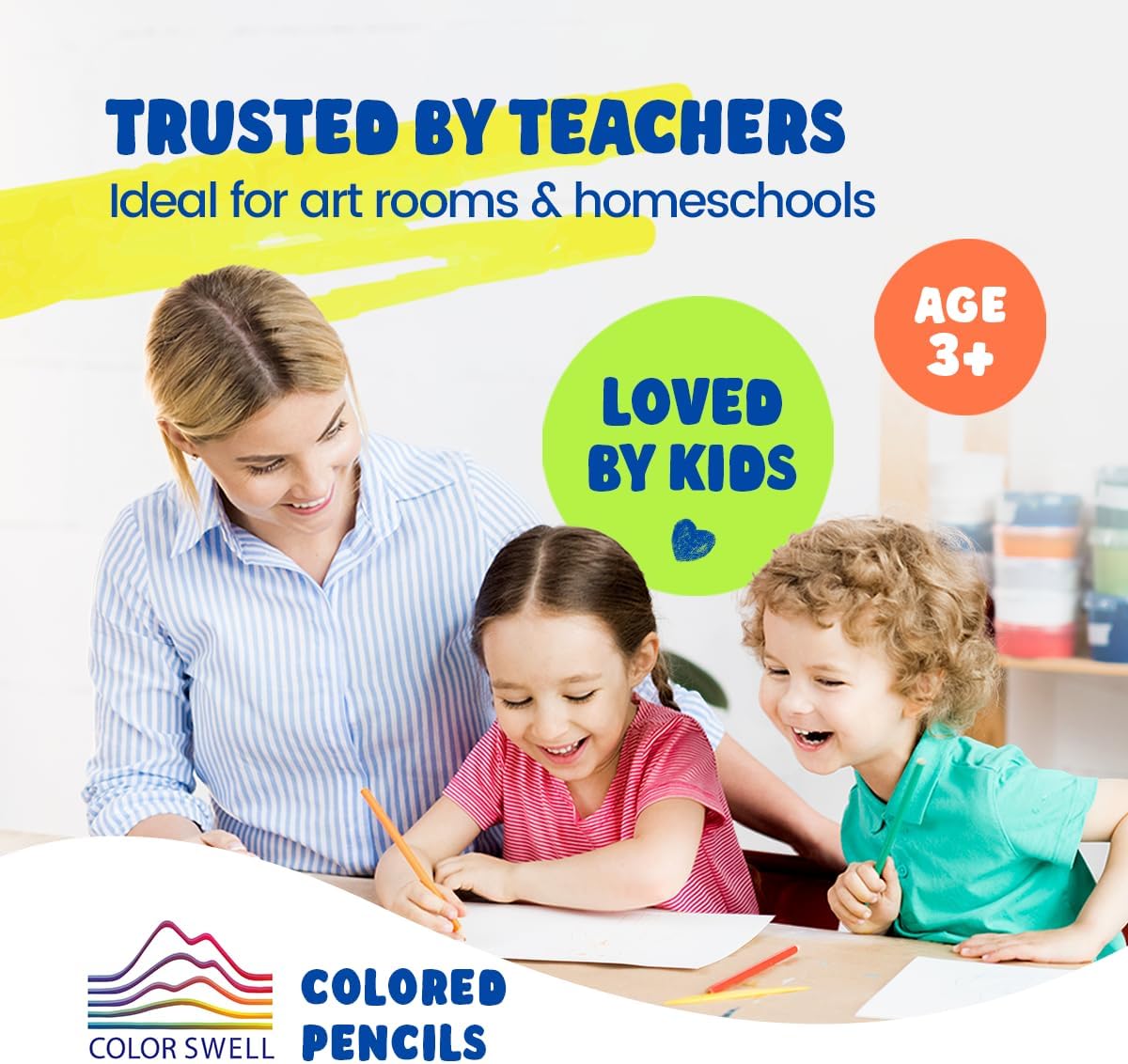 Color Swell Bulk Colored Pencils – 30 Sets, 360 Pre-Sharpened Assorted Vibrant Colors – Ideal for Kids, Teachers, and Classroom Supplies