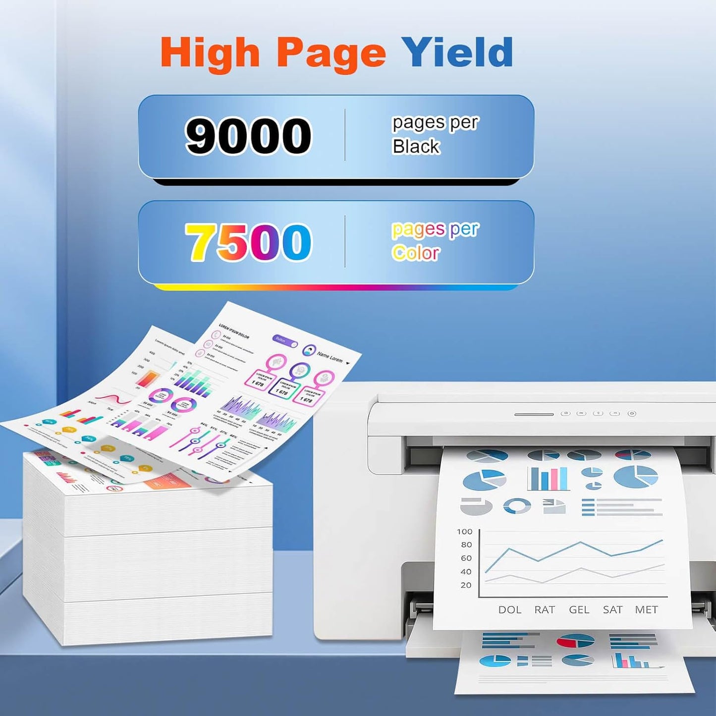 542 Ink Refill Bottles Cyan Compatible 542 Ink Bottles Work for ET-5800 ET-5850 ET-5880 ET-16600 ET-16650 ST-C8000 ST-C8090 Printers (2 Pack, 70 ml)