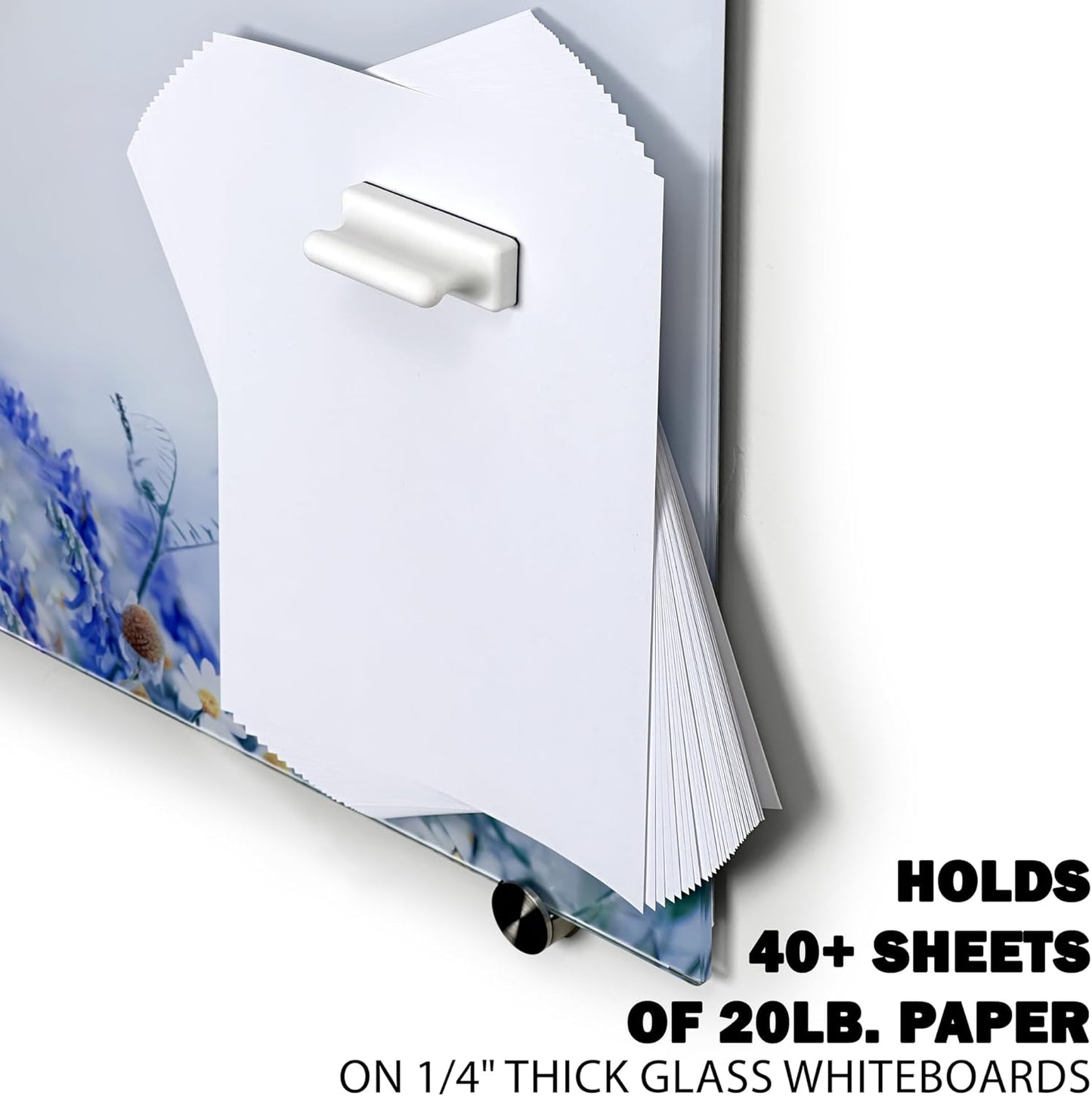 Glassboard Studio Mega Magnets - Neodymium - Heavy Duty, Colorful, Ergonomic, Ideal for Crafting, Quilting, and as Magnetic Knife Holders (12, Ice Blue Pawn)